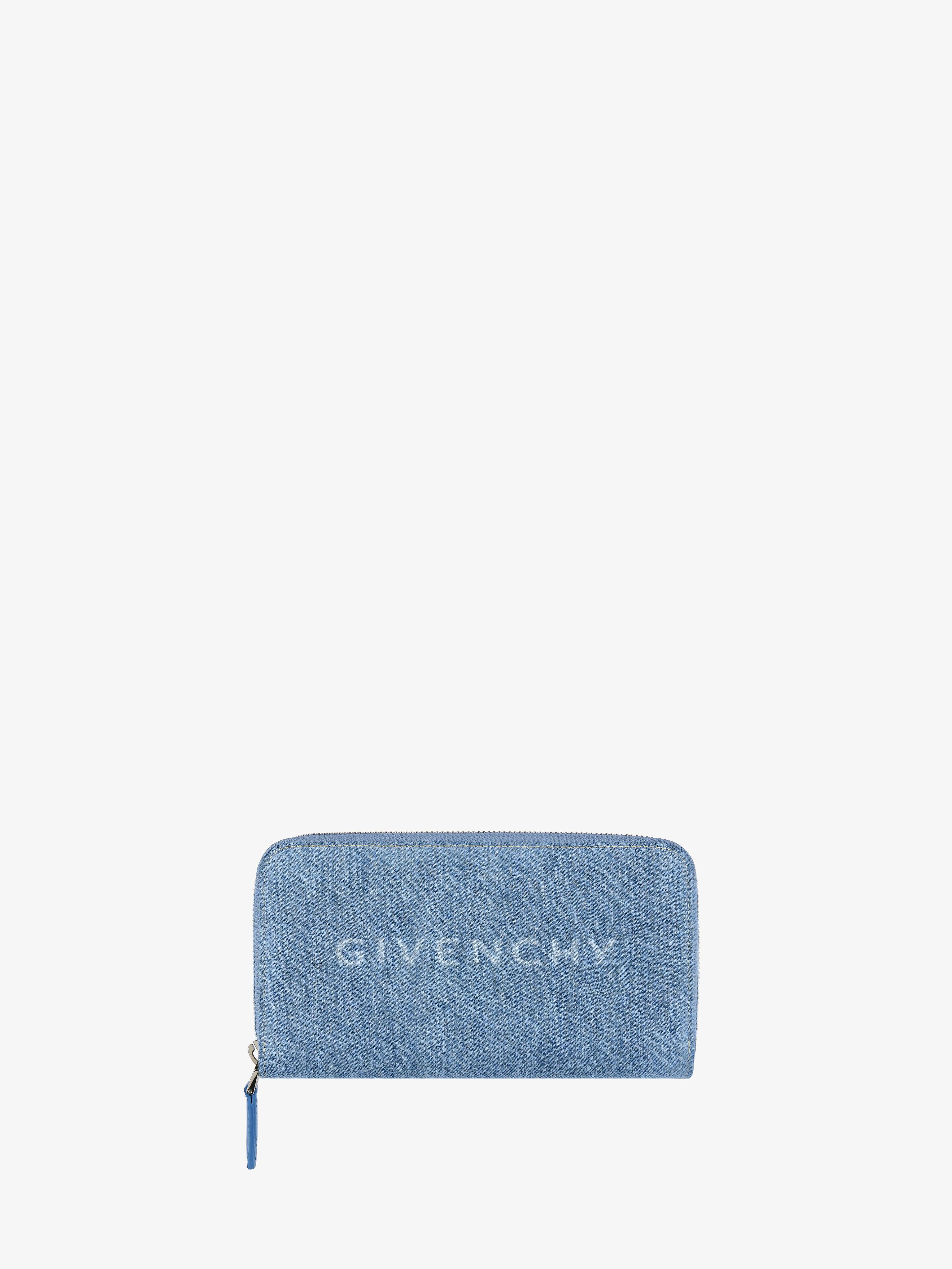 GIVENCHY WALLET IN DENIM - 1