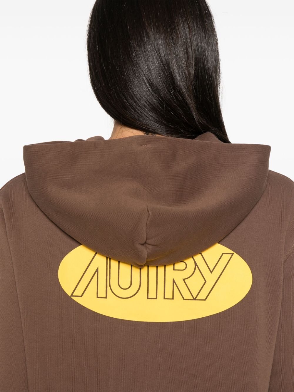 printed logo hoodie - 5
