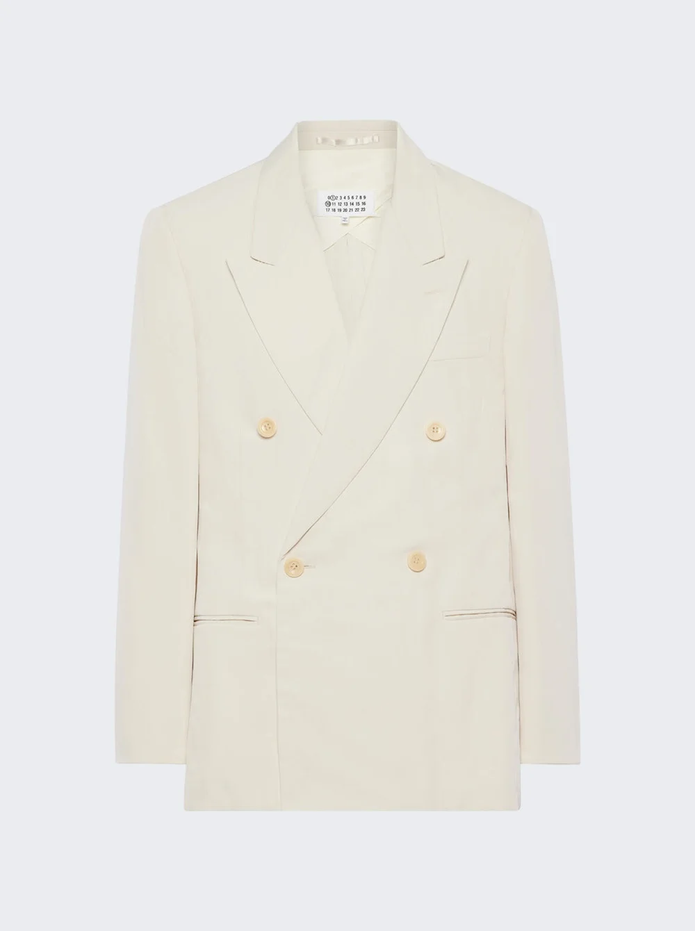 Double Breasted Blazer Natural - 1