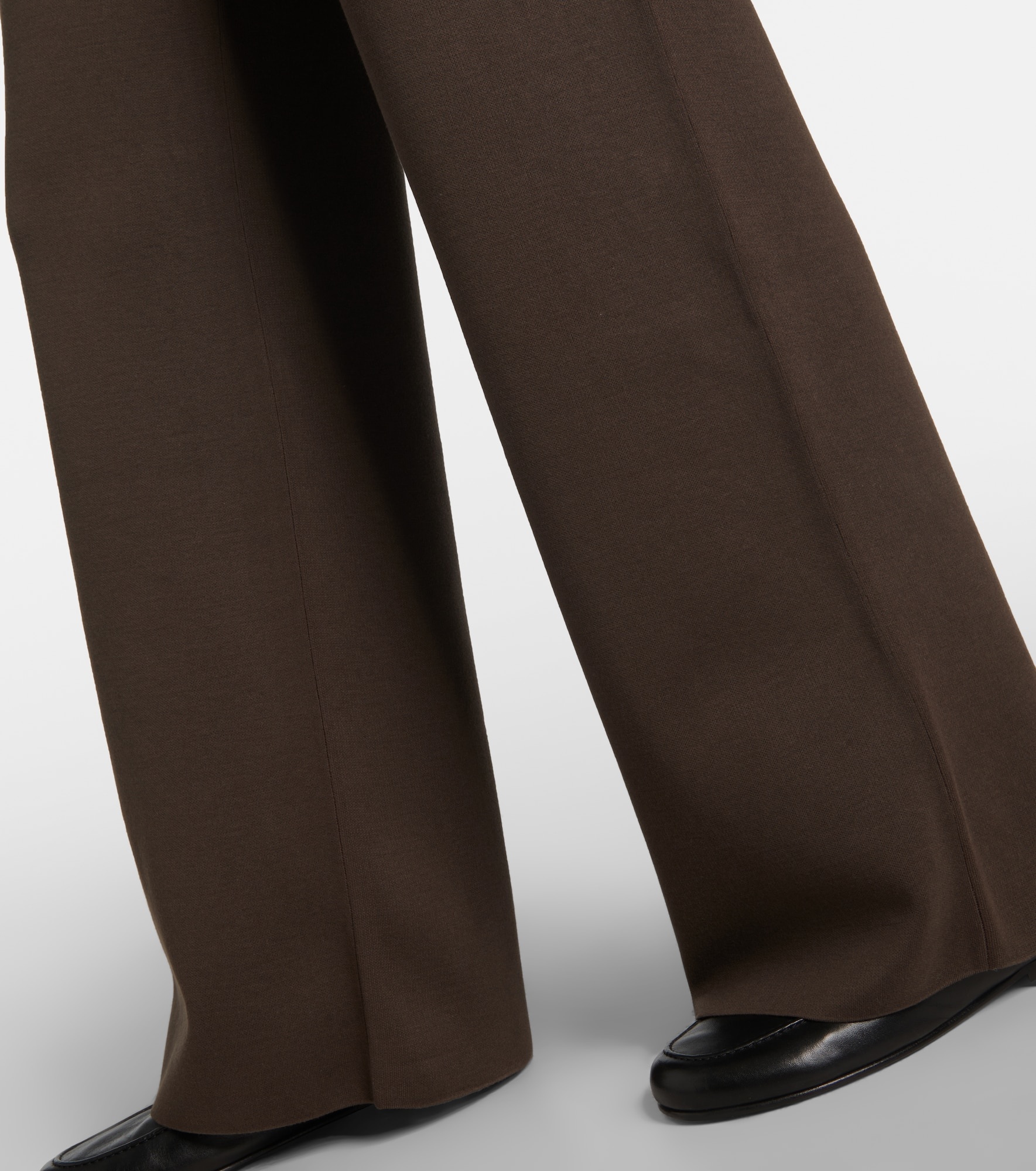 Perse wool and cotton-blend pants - 5