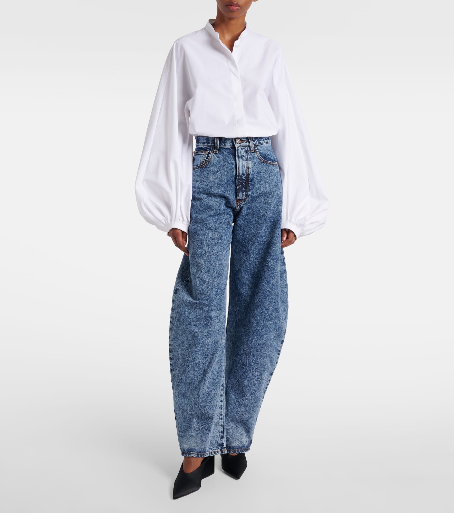 Cotton poplin shirt - 2
