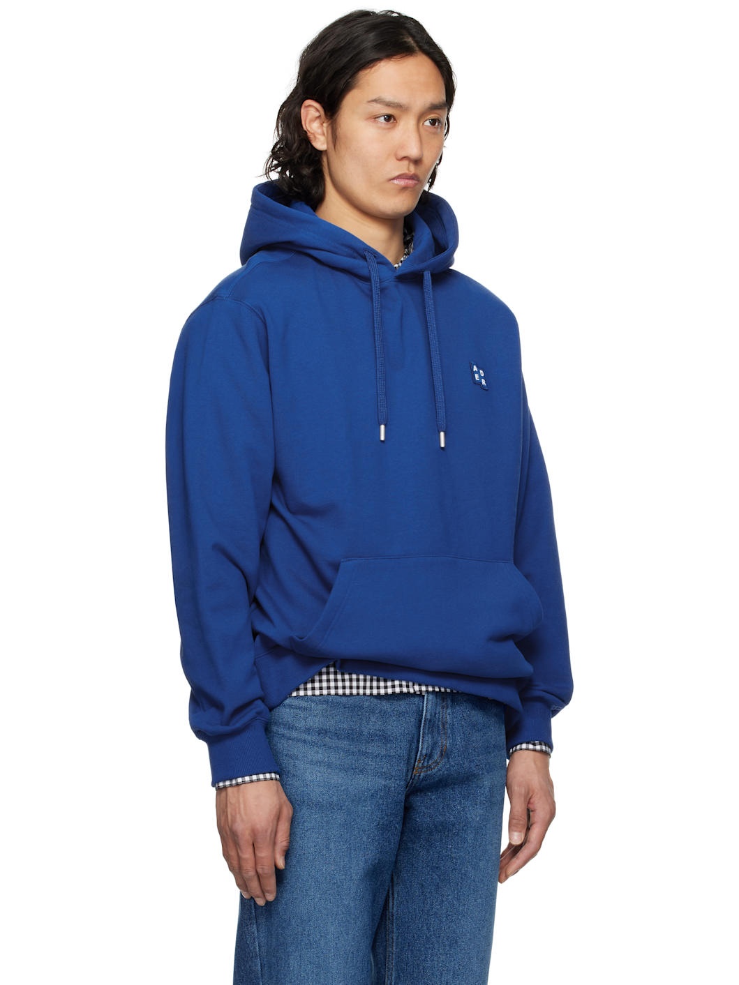 【ADER ERROR】 Sig; TRS Tag hoodie 01 ADER error Blue Sig; TRS Tag 01 Hoodie | REVERSIBLE