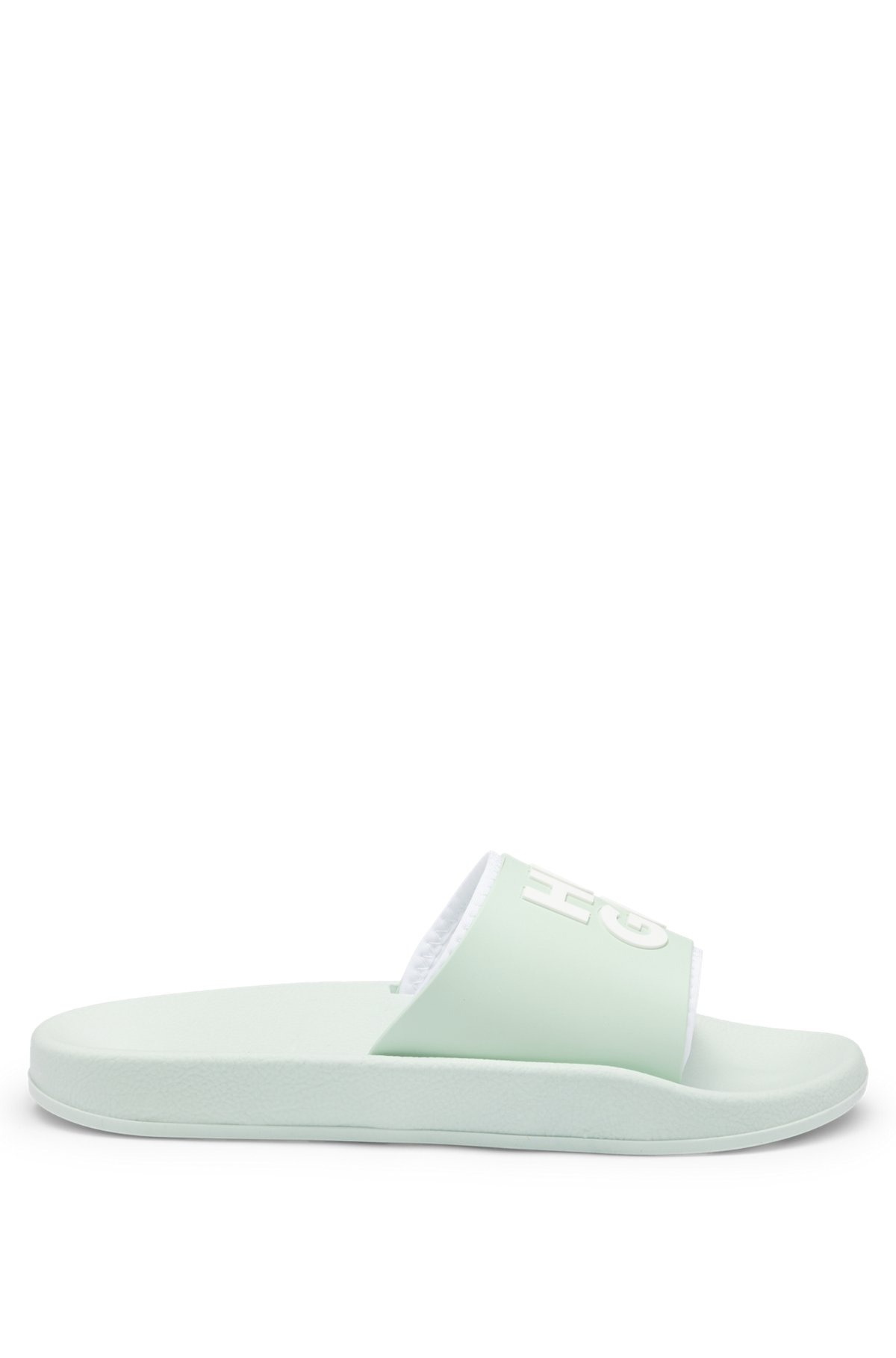 SLIDES WITH LOGO-BRANDED STRAPS - 1