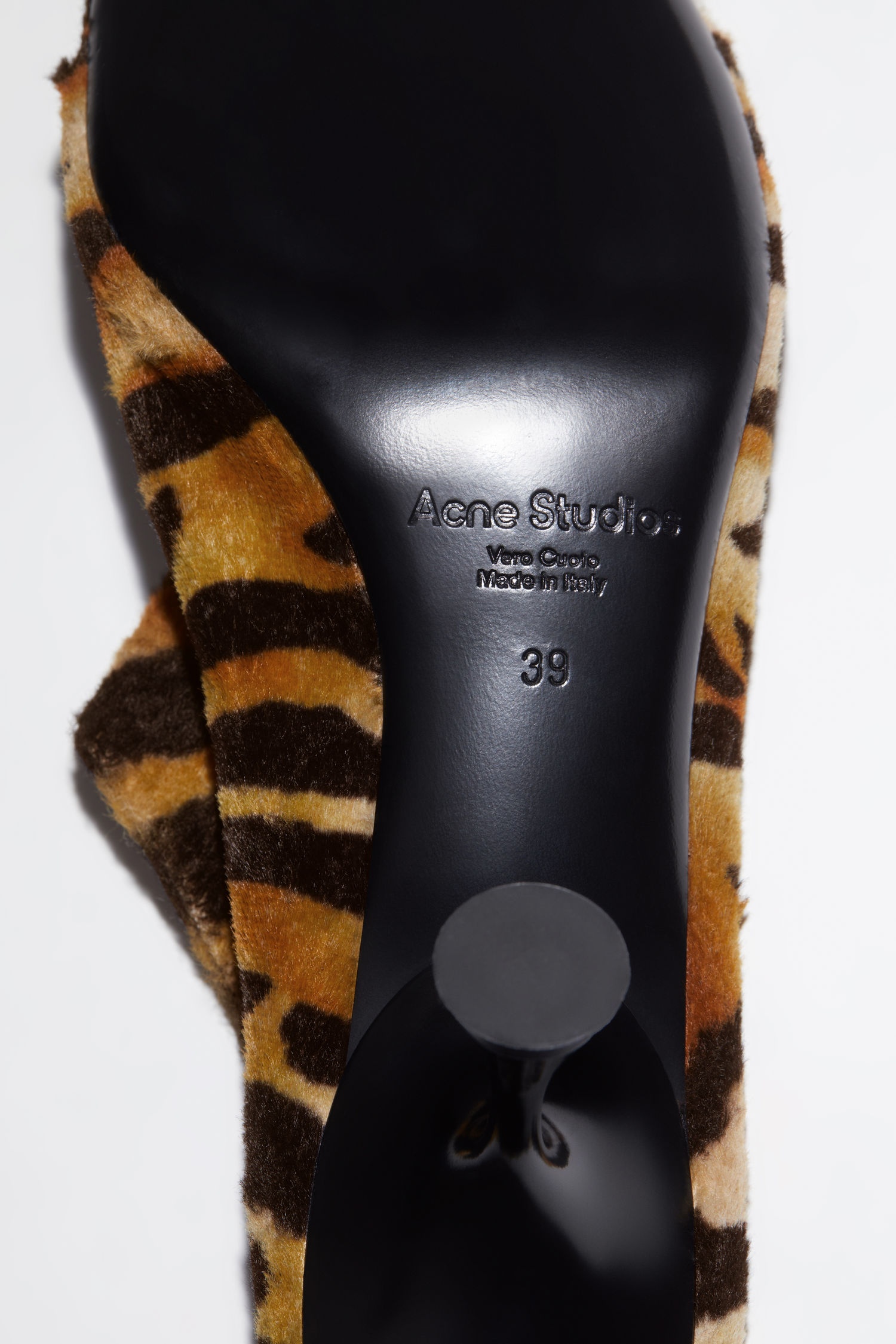 Tiger print mules - Multi beige - 5