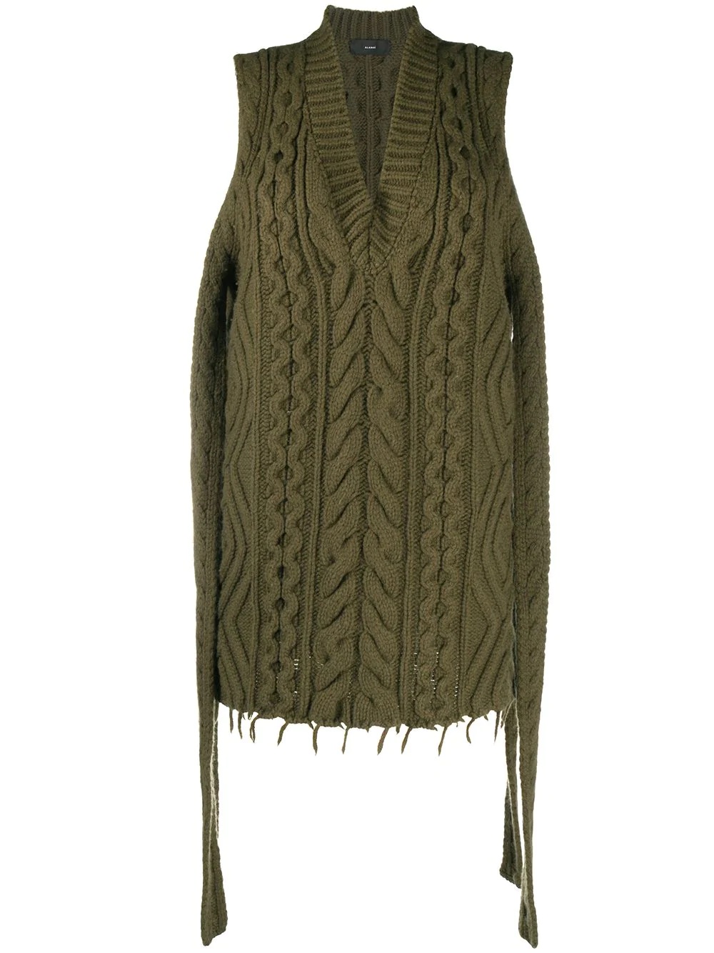 fisherman knit sleeveless top - 1