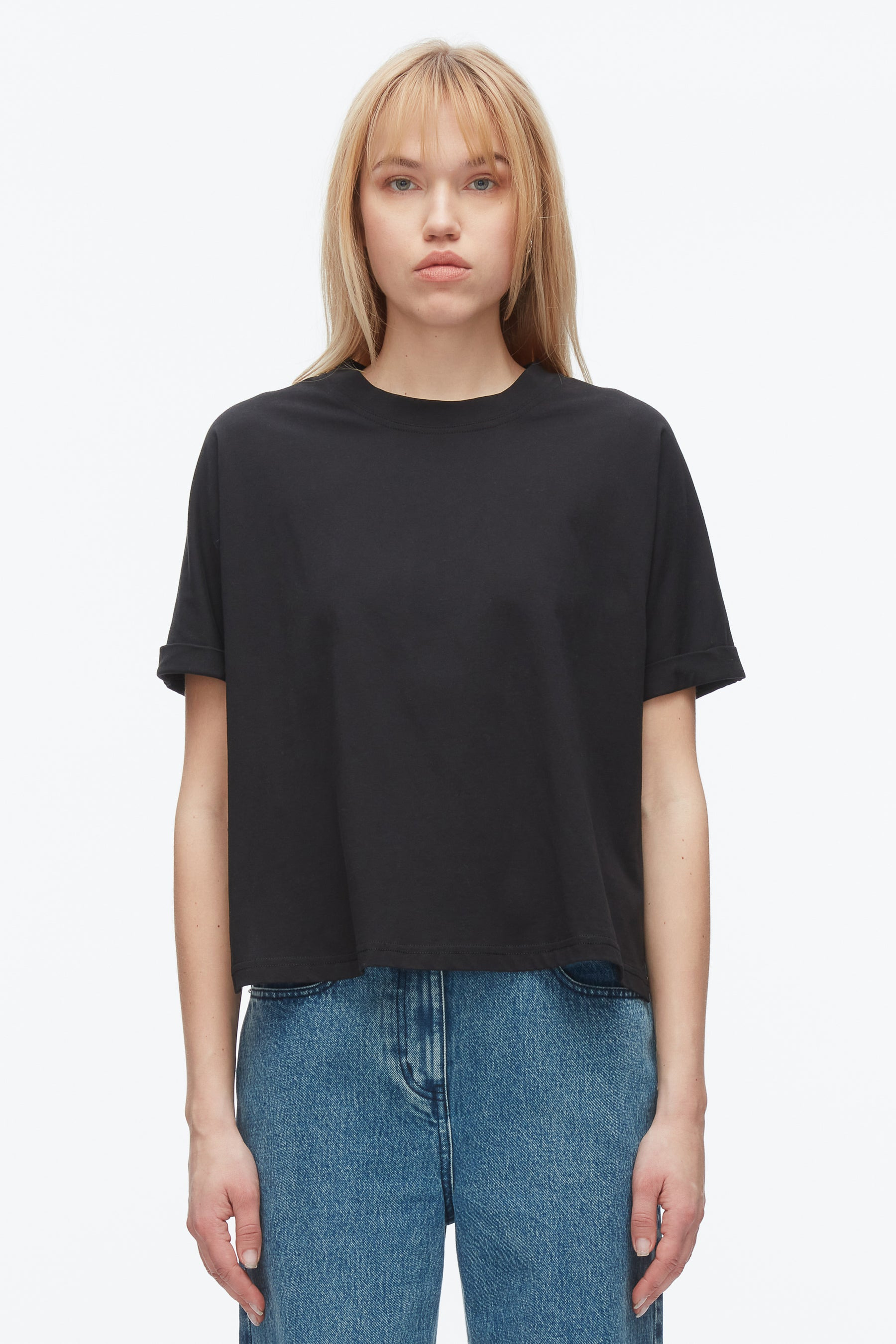 Short Sleeve Tee with Floral Collage Combo - 3
