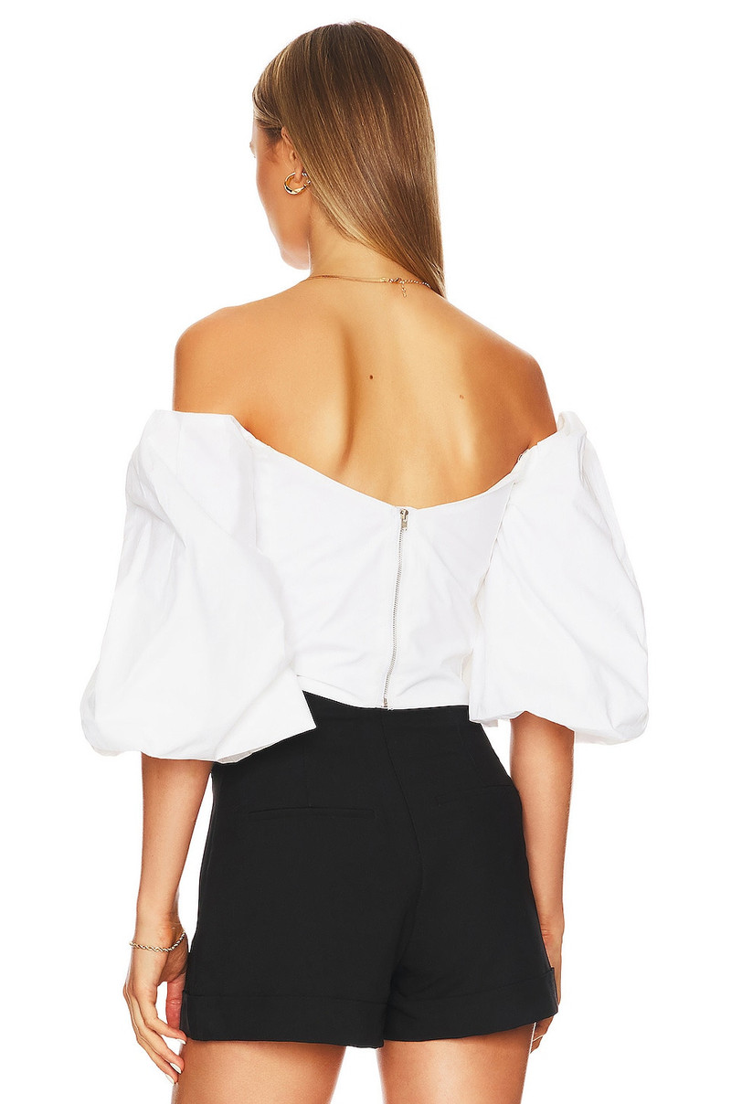 BARDOT Eva Poplin Top outlook