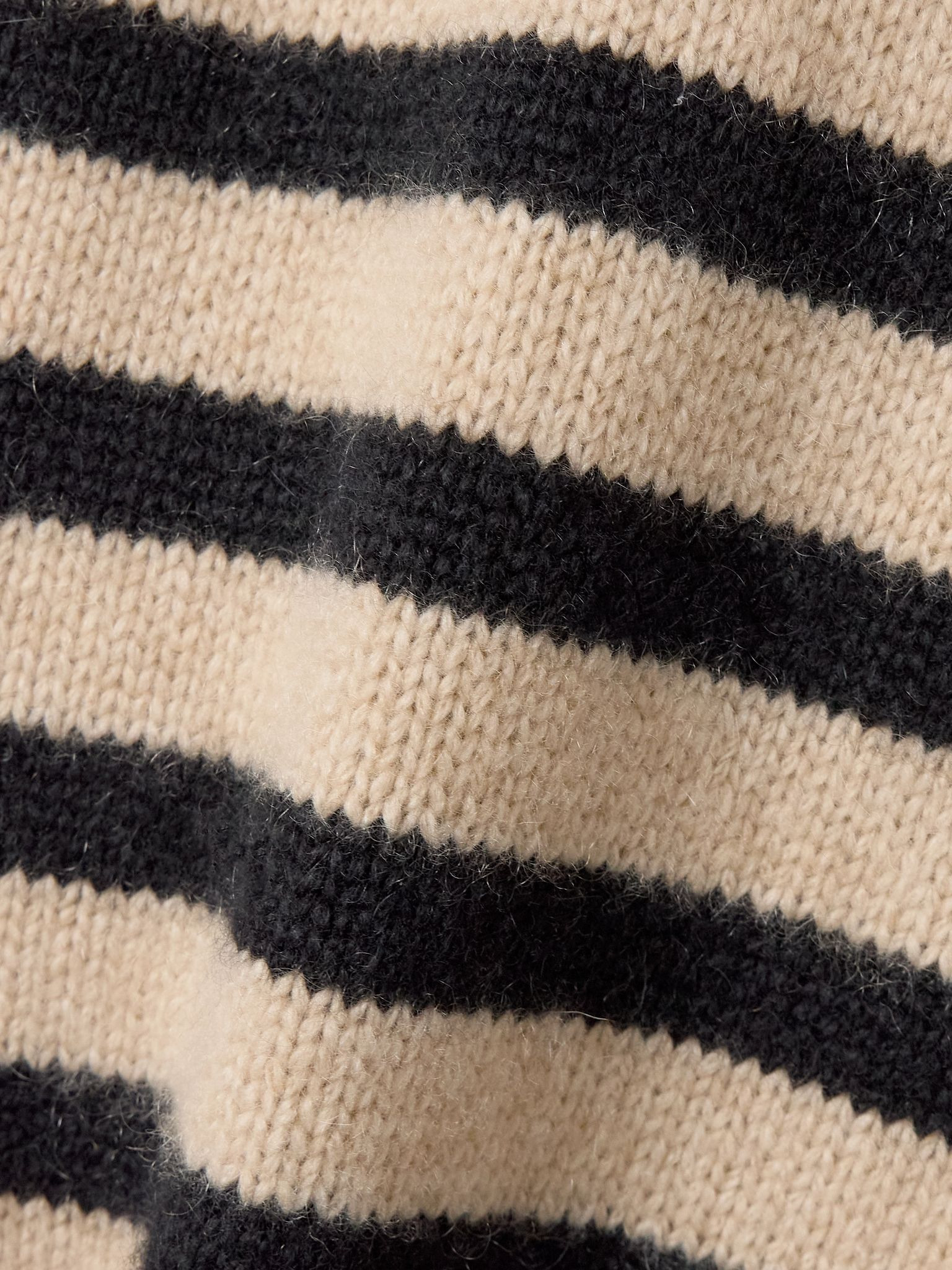 Raelynn striped cashmere sweater Beige - 5