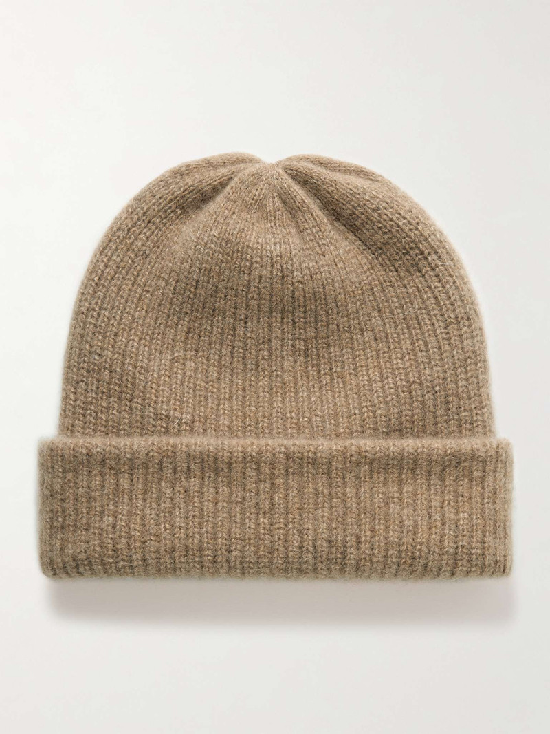 Watchman Ribbed Cashmere Beanie 1