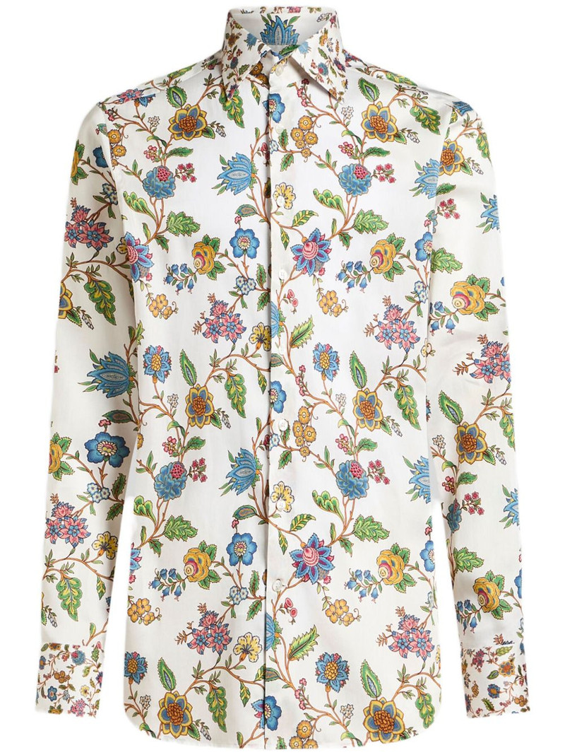 floral-print shirt 1