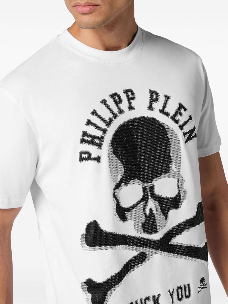 Skull crystal-embellished T-shirt 5