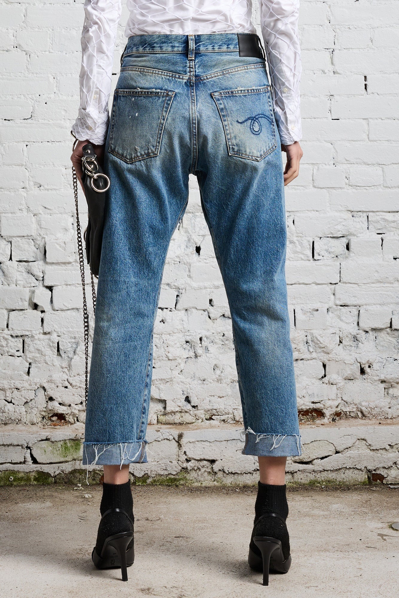 Jasper Crossover Jean | R13 Denim Official Site - 7