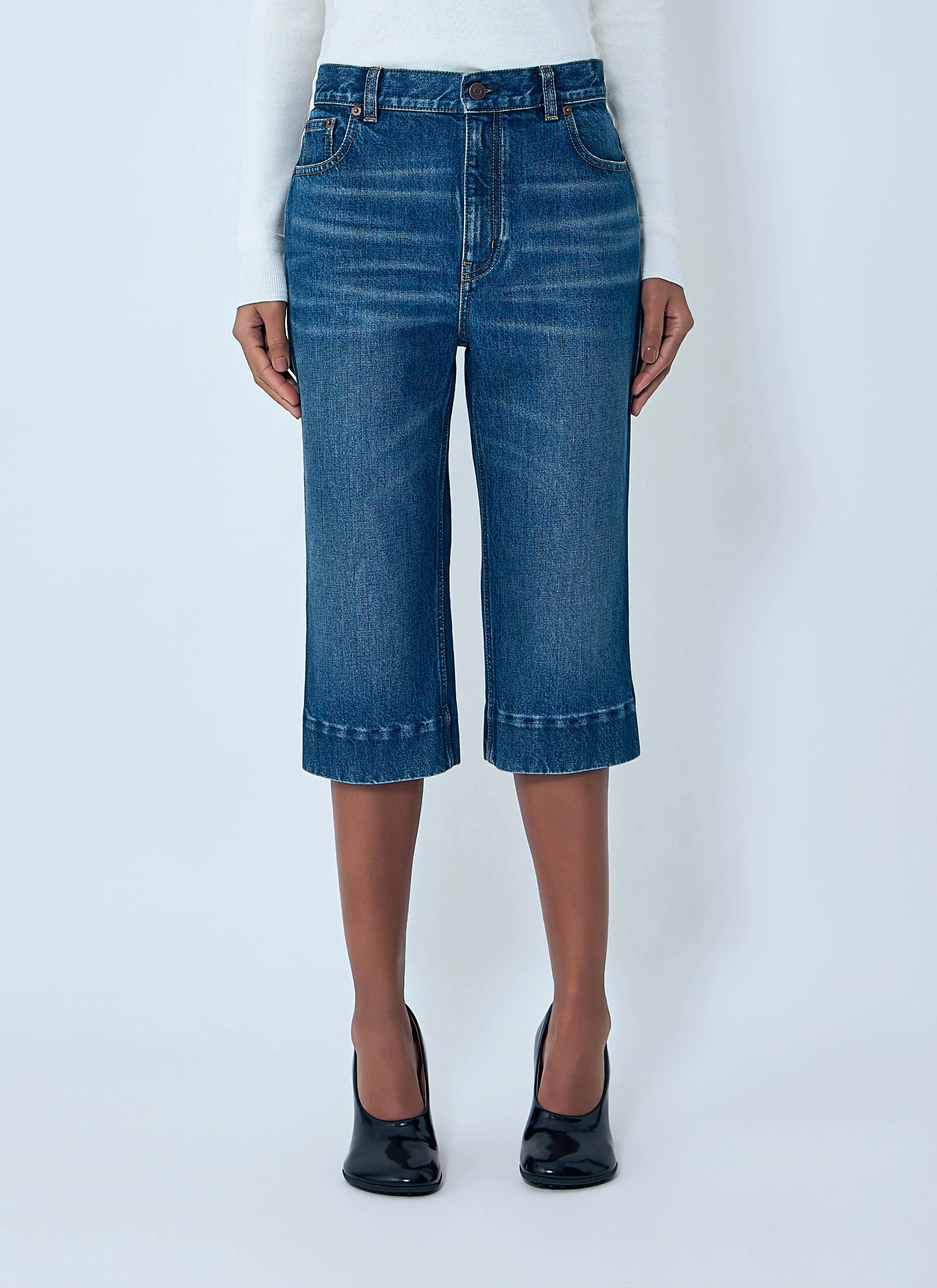 High-Rise Capri Jeans - 1