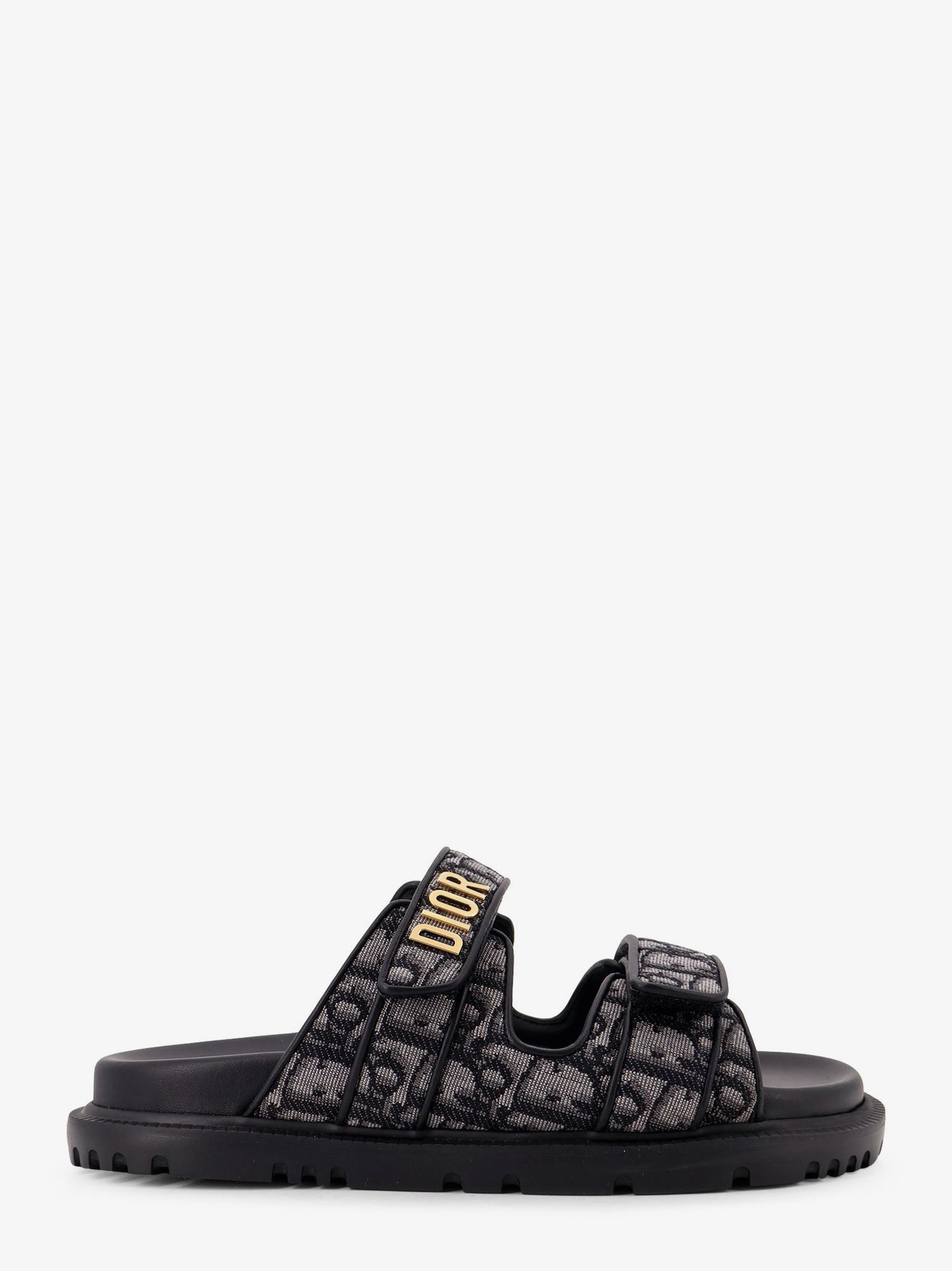 Dior Dioract Dior Oblique Jacquard Fabric Sandals - 1