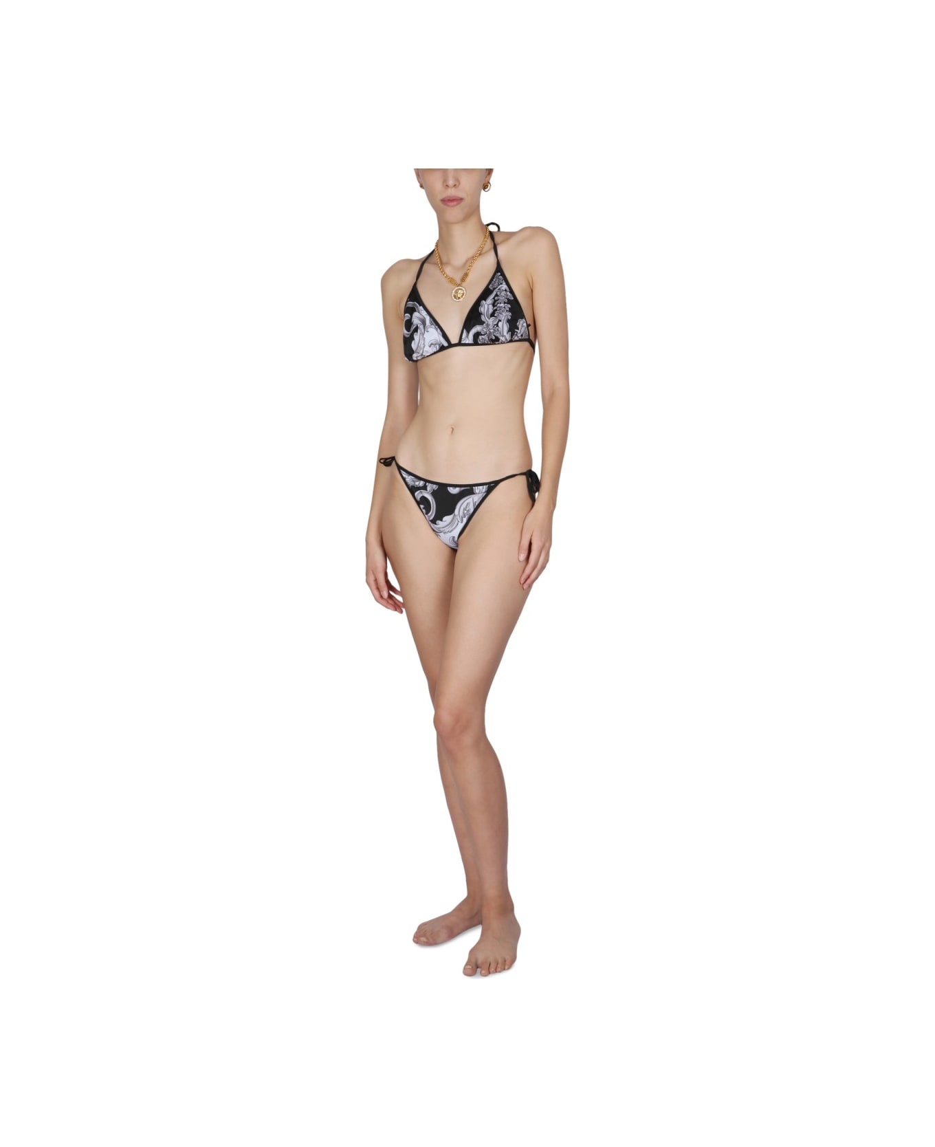 Double Face Print Bikini Bottom - 2