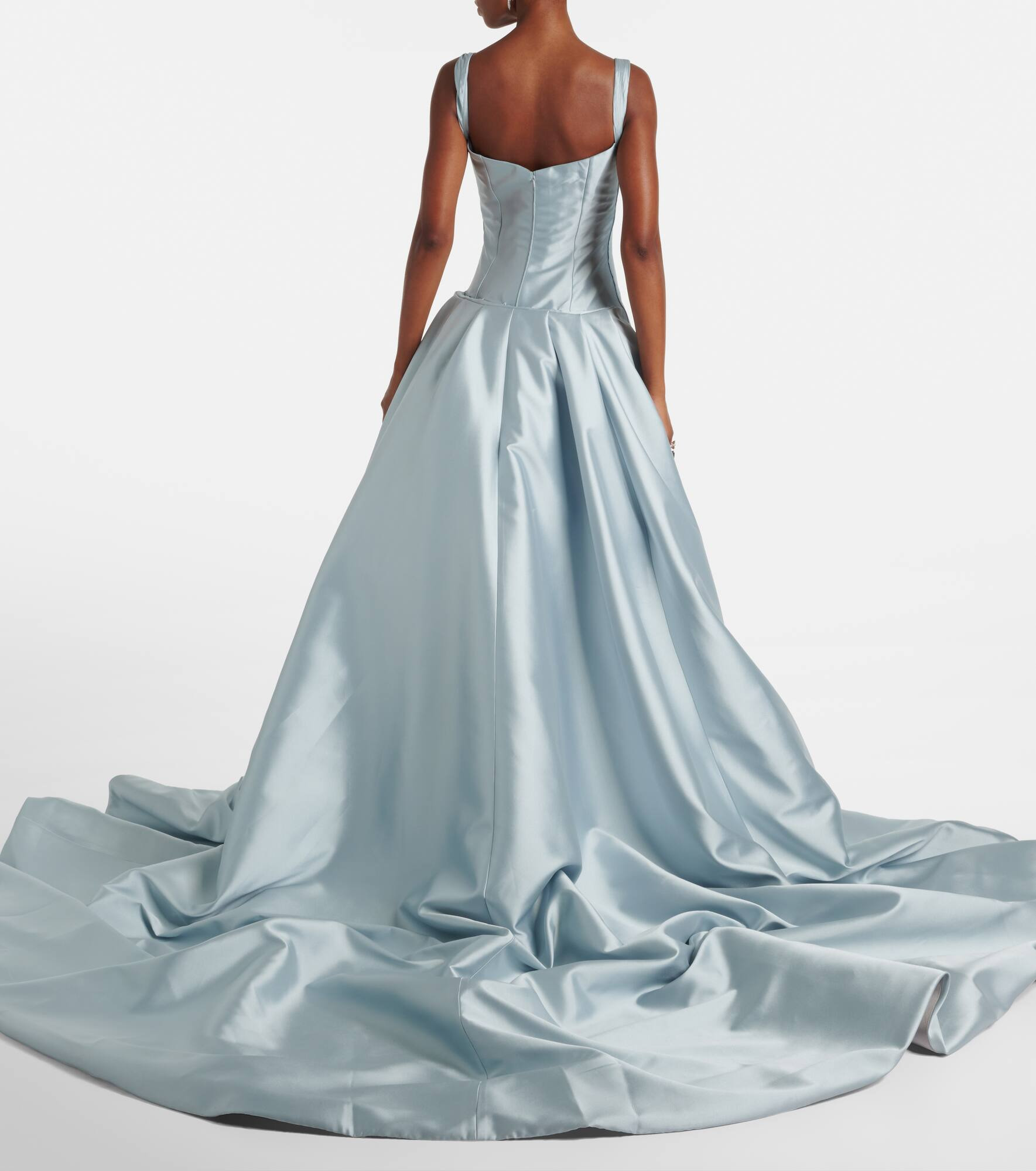 Satin gown - 4