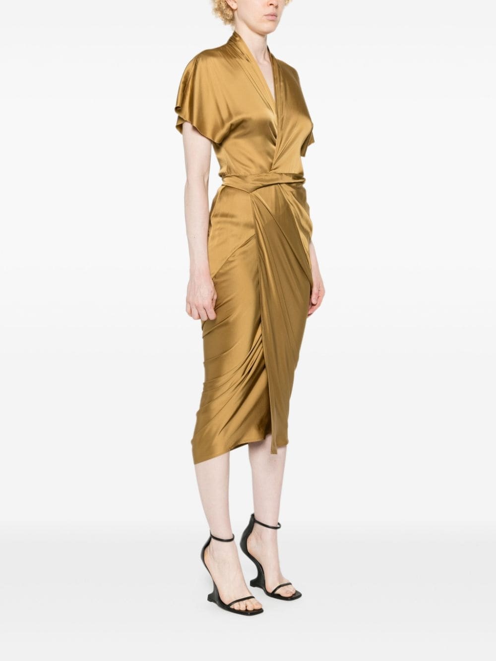 Wrap midi dress - 3