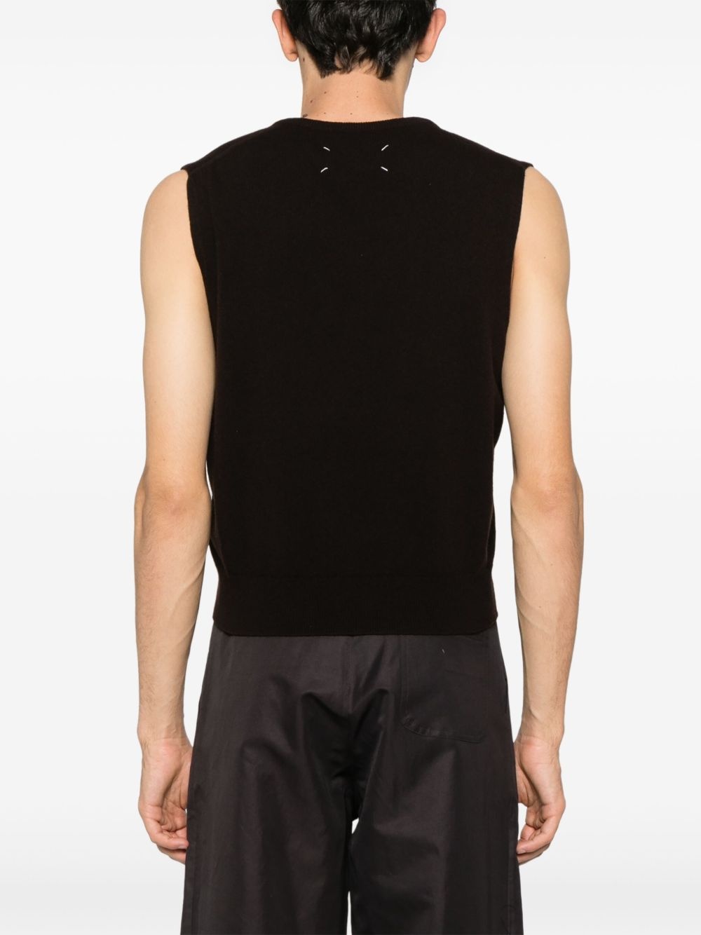 virgin wool vest - 4