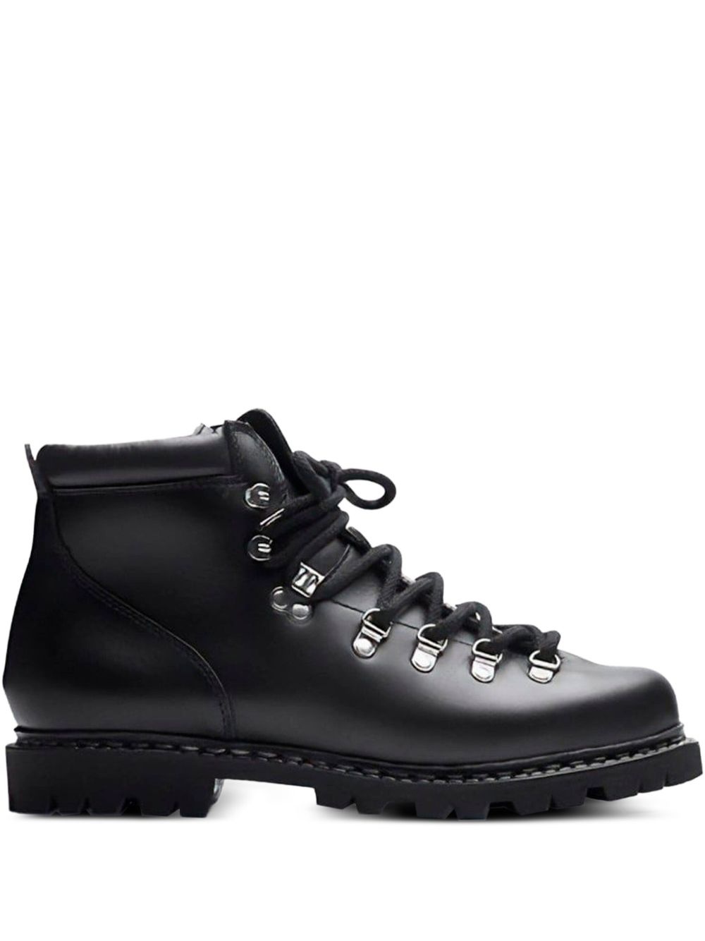 lace-up leather boots - 1