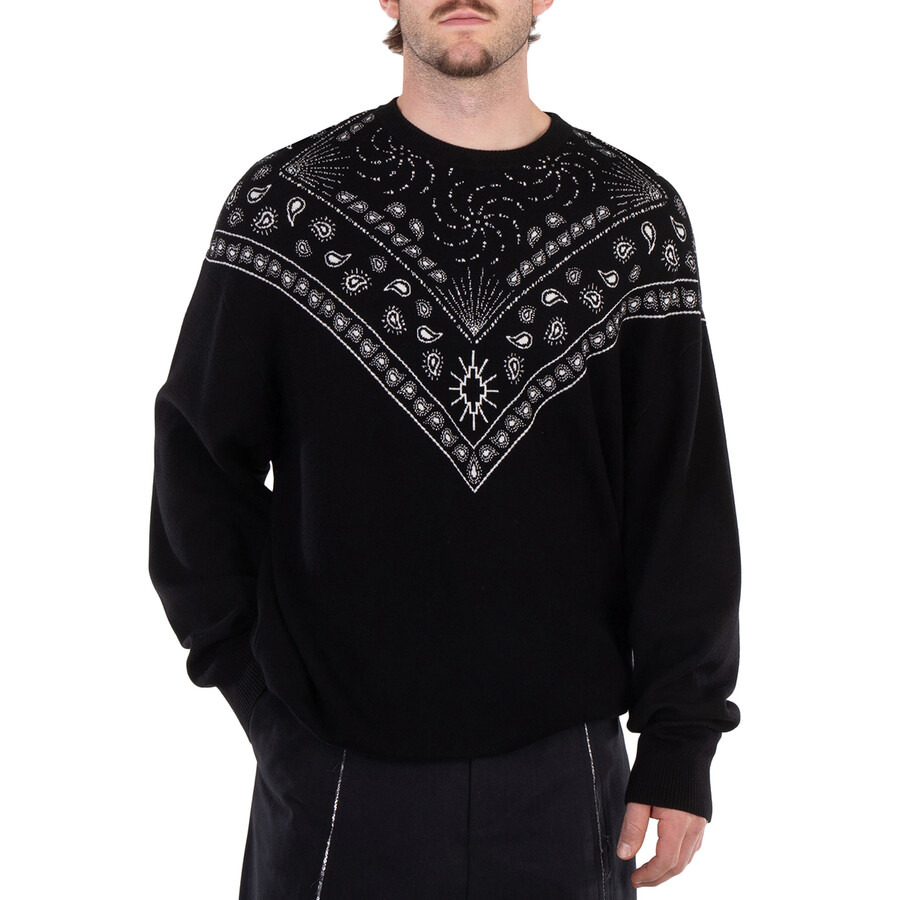 Marcel Burlon Bandana Print Crew Neck Jumper - 1