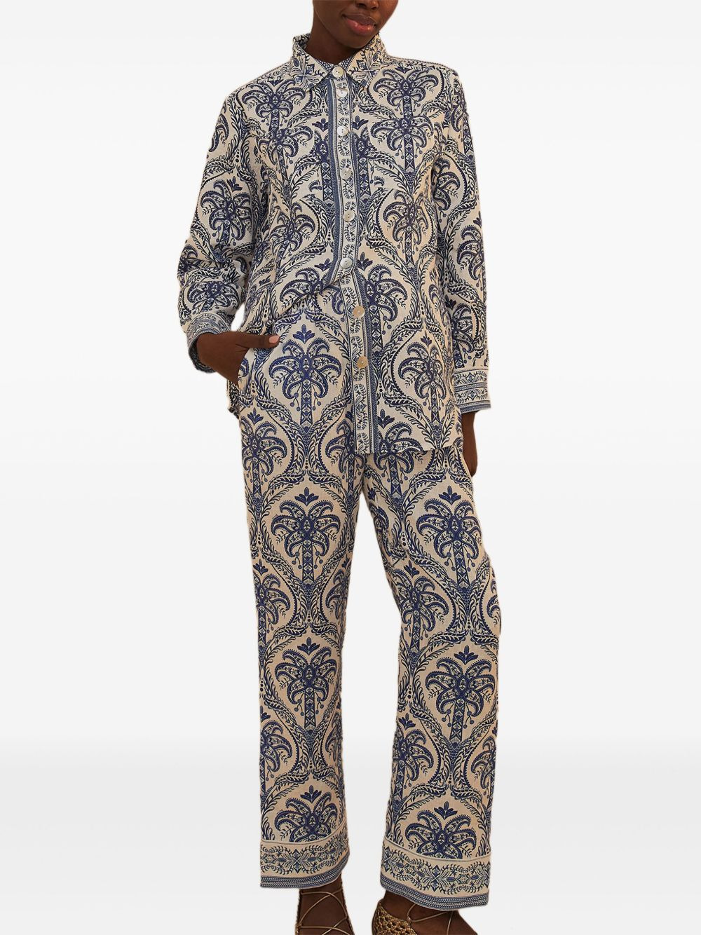 Tropical Cameo-print trousers - 4