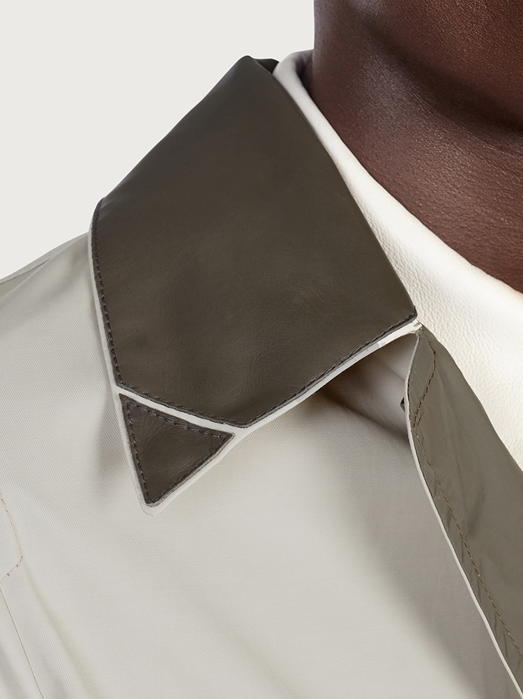 TRENCH WITH NAPPA DETAILS - 5