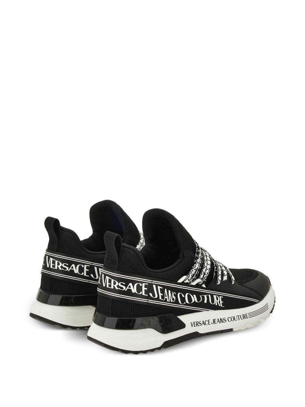 lace-up logo sneakers - 3