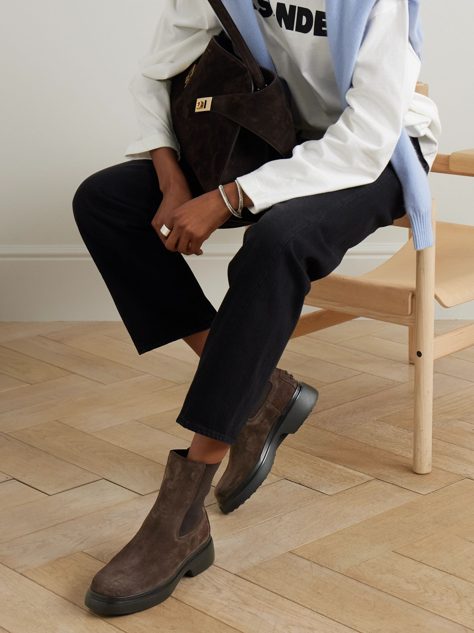 Gomma suede Chelsea boots Dark brown - 2