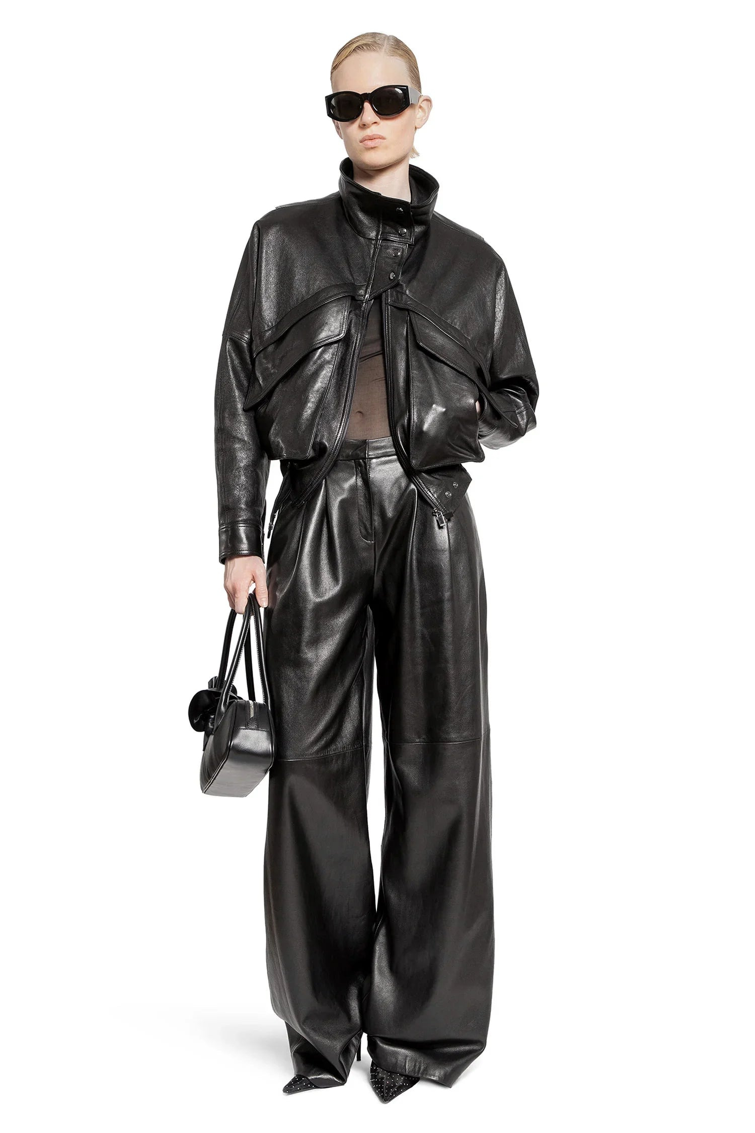 Wide-Leg-Tailored-Leather-Pants - 4