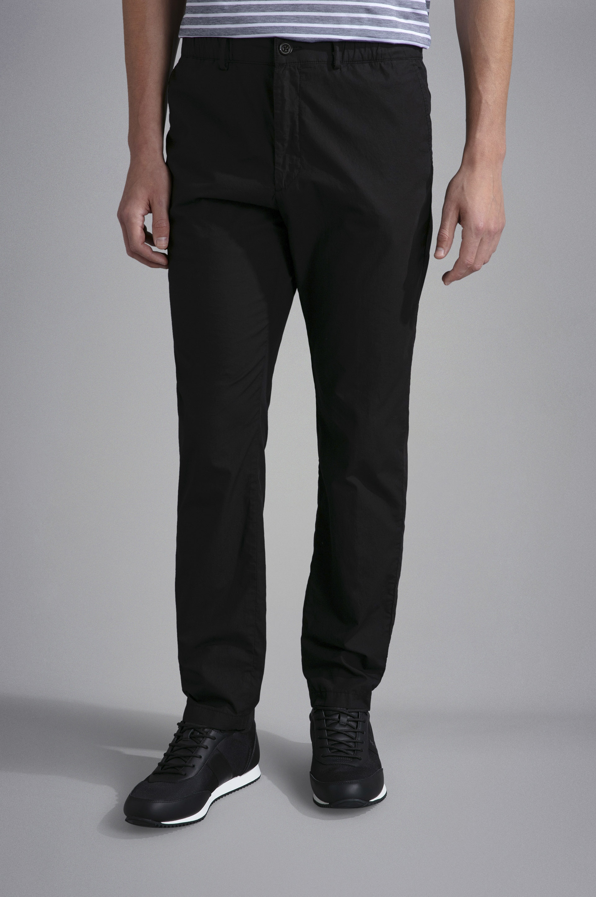 ULTRA-LIGHT POPLIN COTTON CHINO TROUSERS - 6