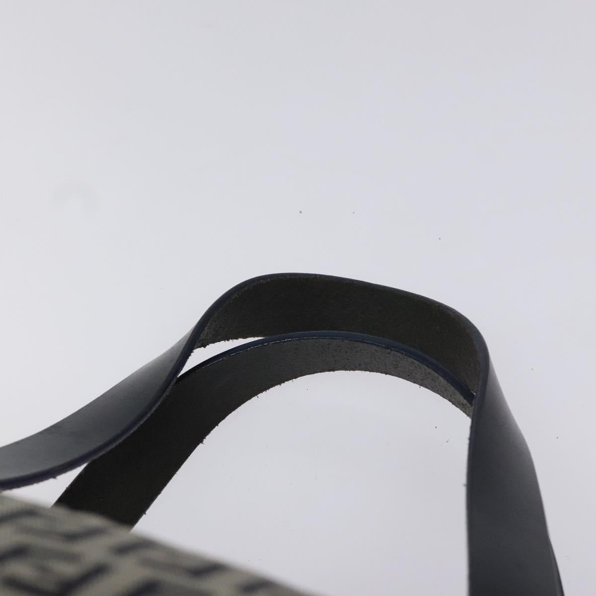 FENDI Zucchino Canvas Hand Bag Navy - 8