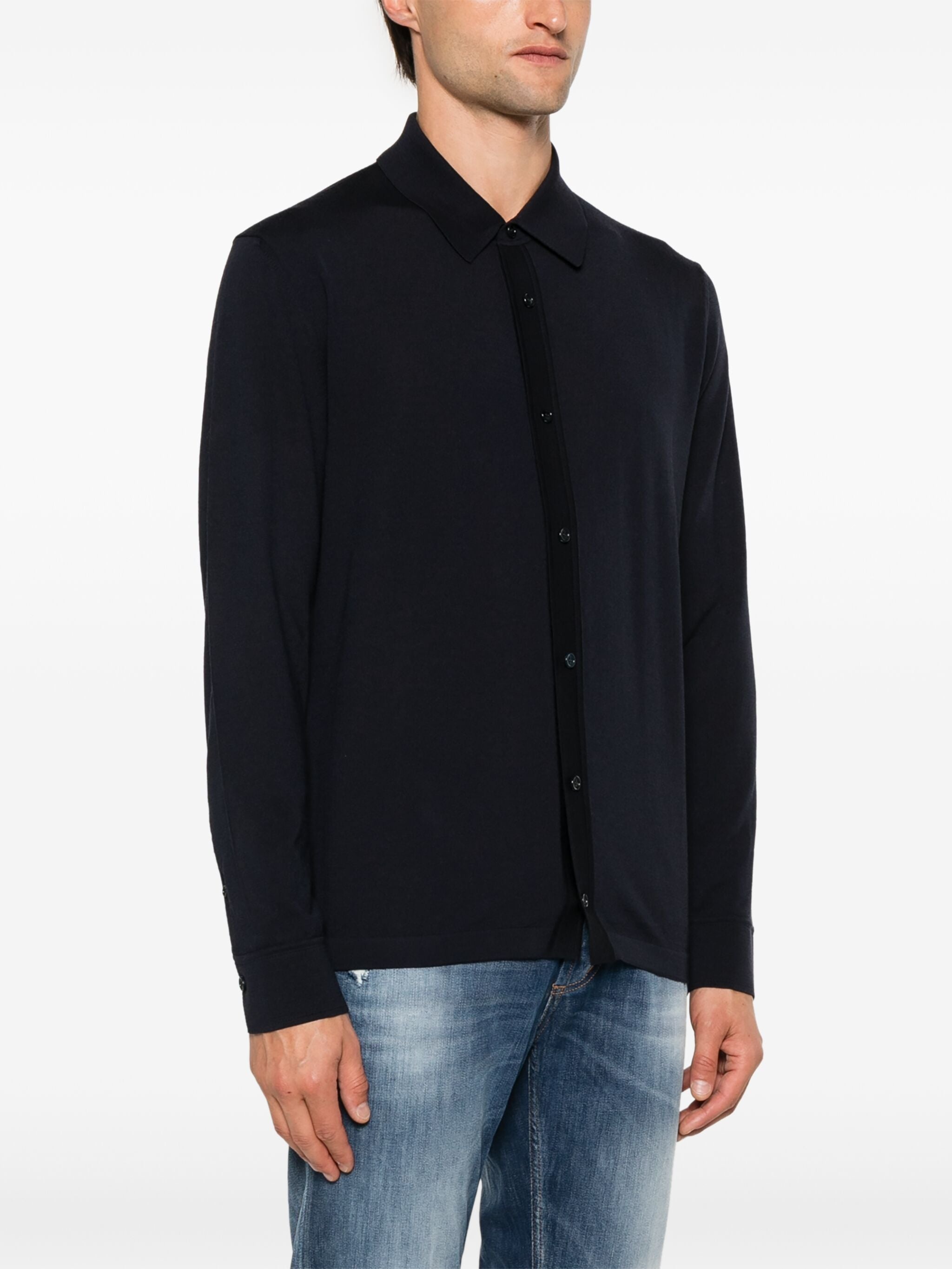 FINE-KNIT SHIRT - 3