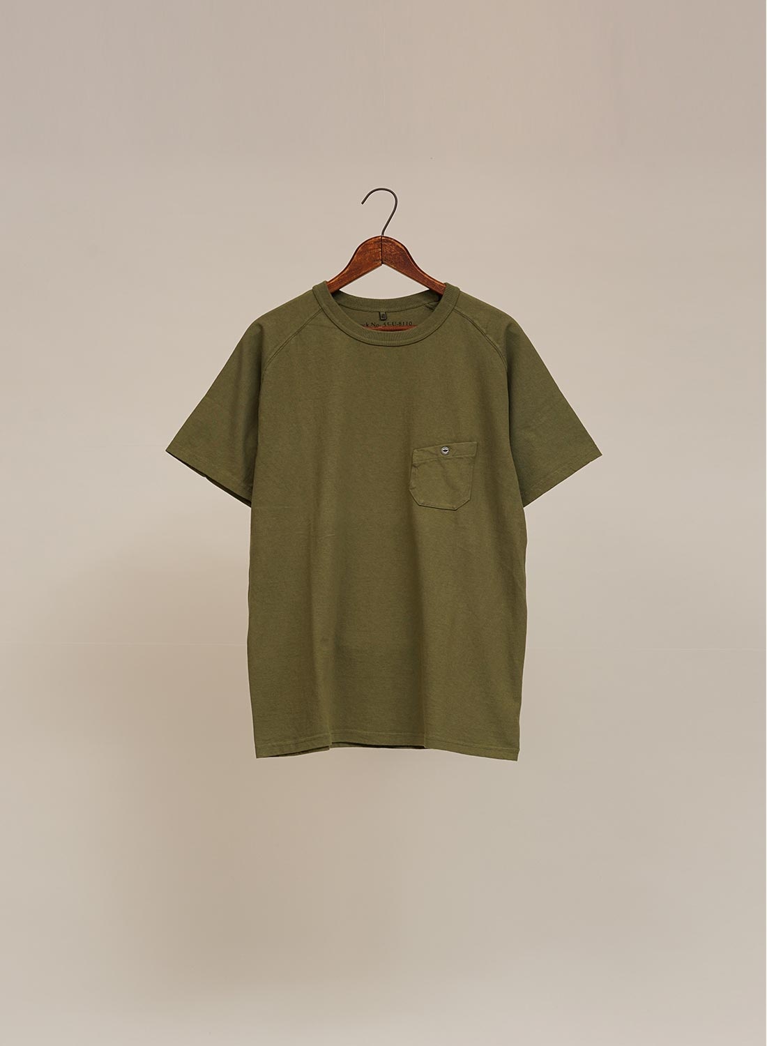 5.6oz Basic T-Shirt in Green - 1