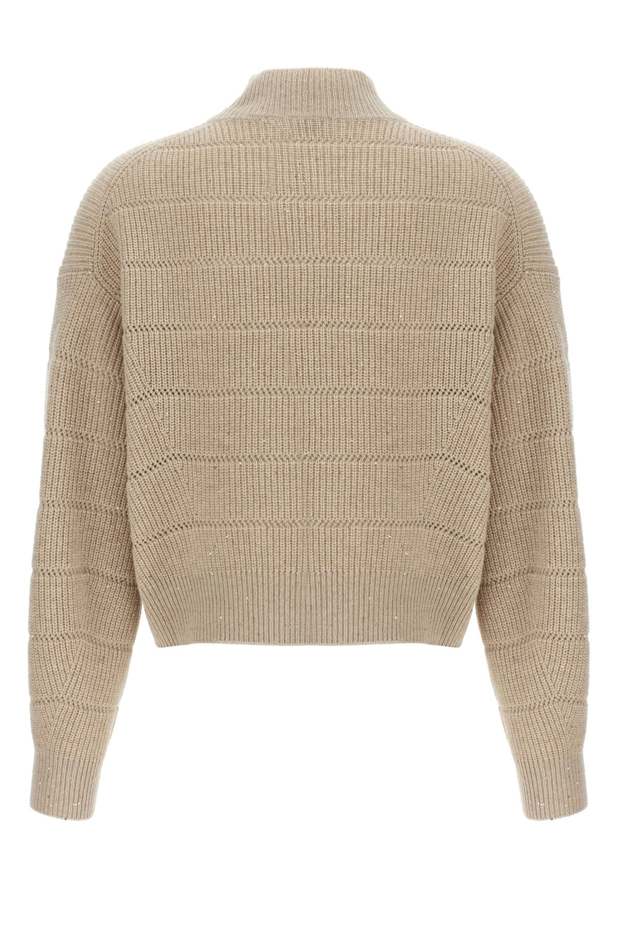 'Rustic Dazzling Net' cropped sweater - 2