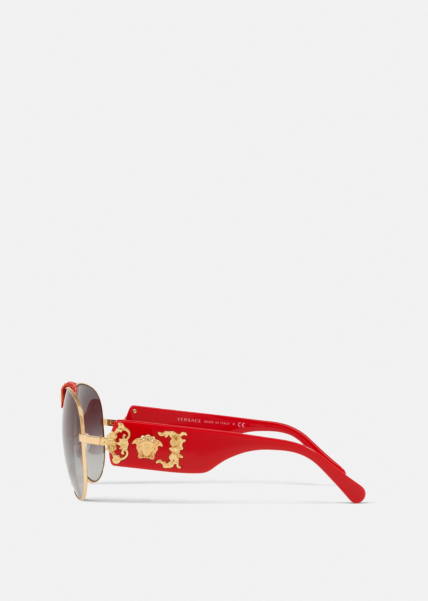 Red Baroque Pilot Sunglasses - 3