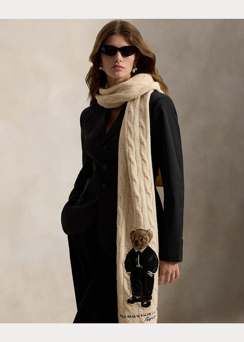Polo Bear Wool-Blend Scarf 3