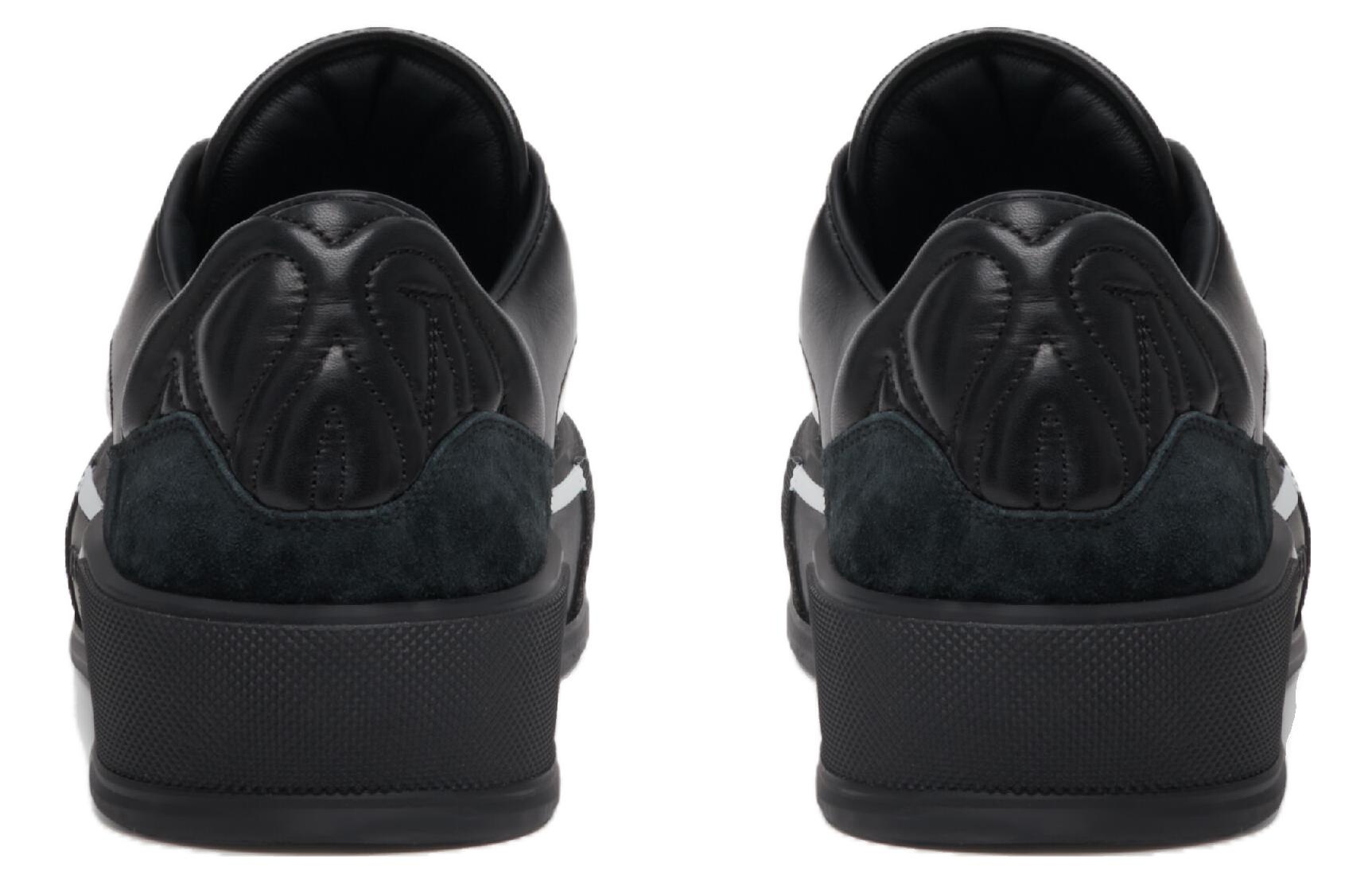 Alexander McQueen Skate Deck Plimsoll Shoes 'Black White' 777241W4SS31070 - 3