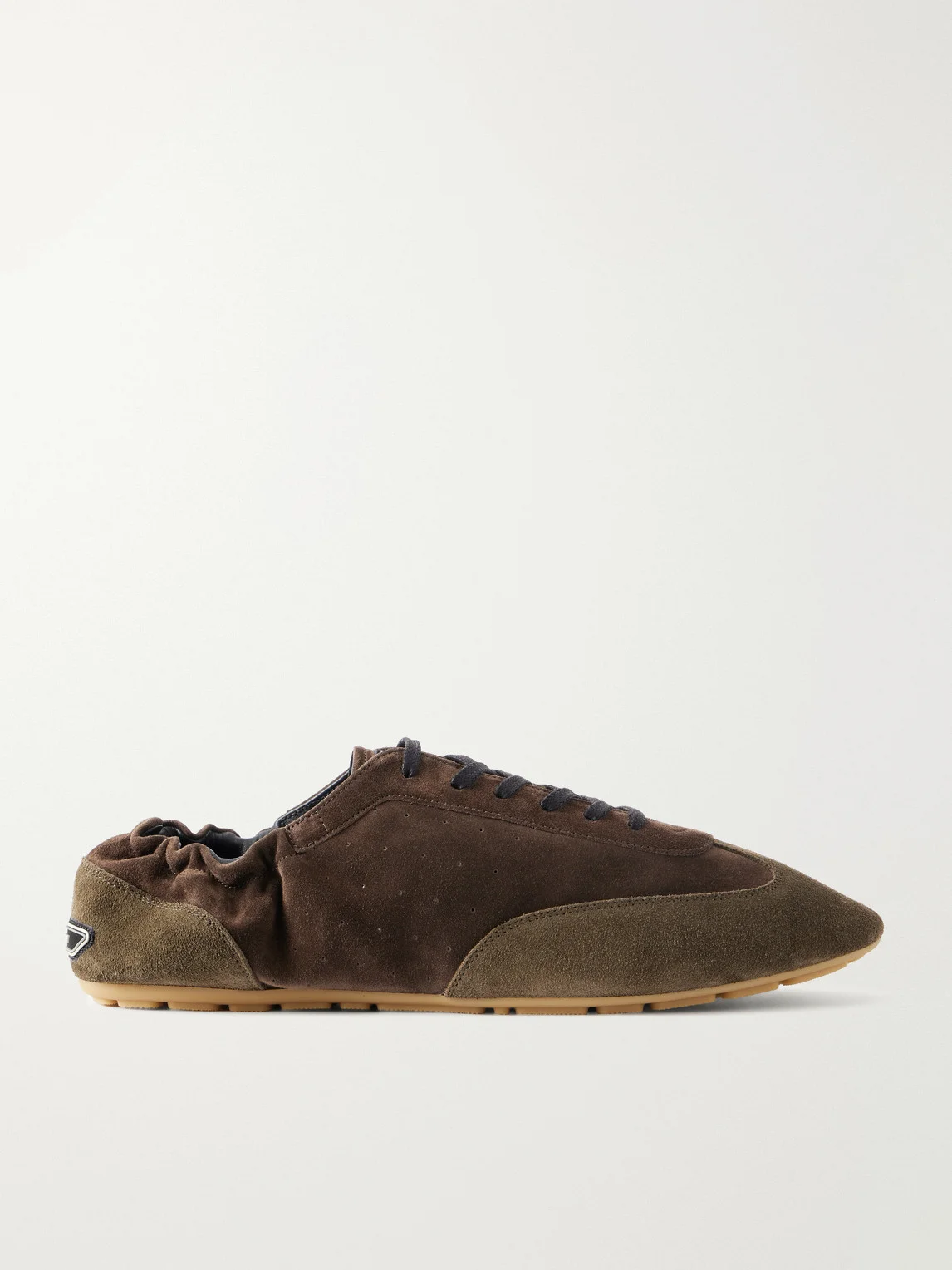 Lewis 05 Logo-Appliquéd Suede Sneakers - 1