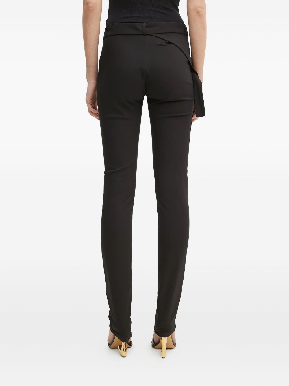 wrap-effect trousers - 3