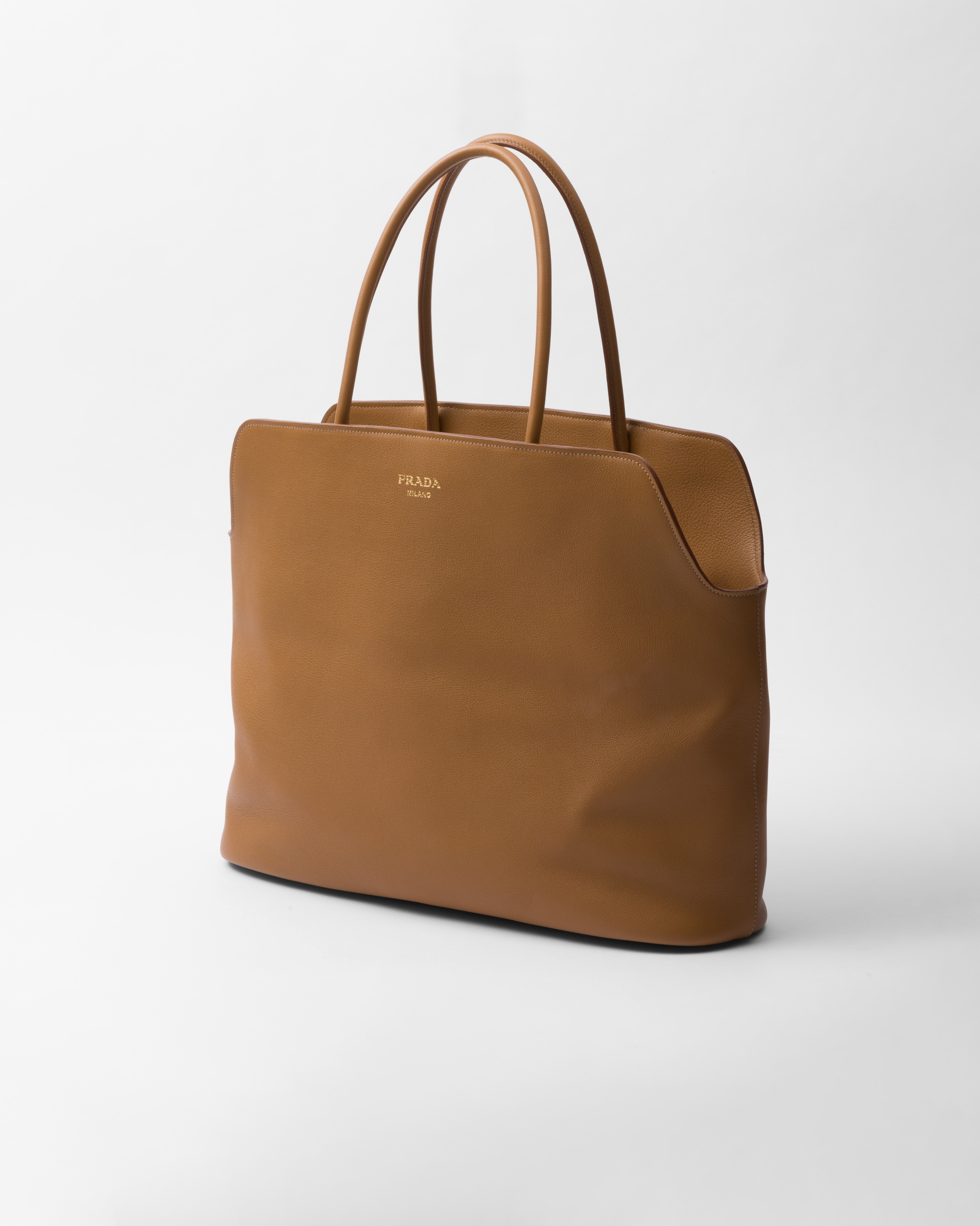 Large leather tote bag - 3