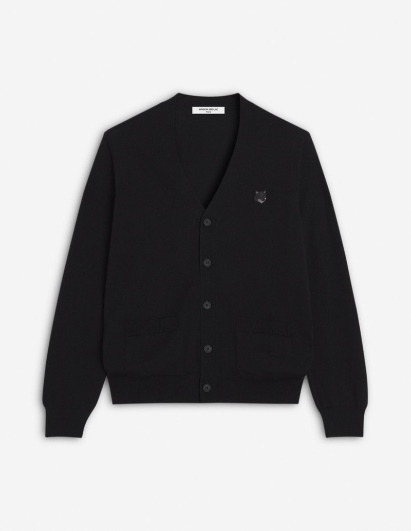 BOLD FOX HEAD PATCH REGULAR CARDIGAN 1