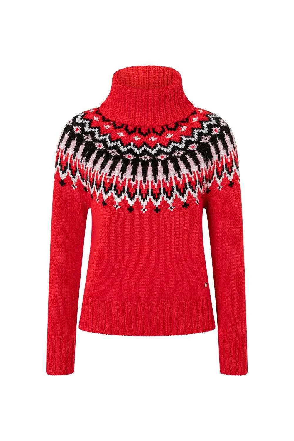 Ingrid Turtleneck Sweater - Fast Red - 1