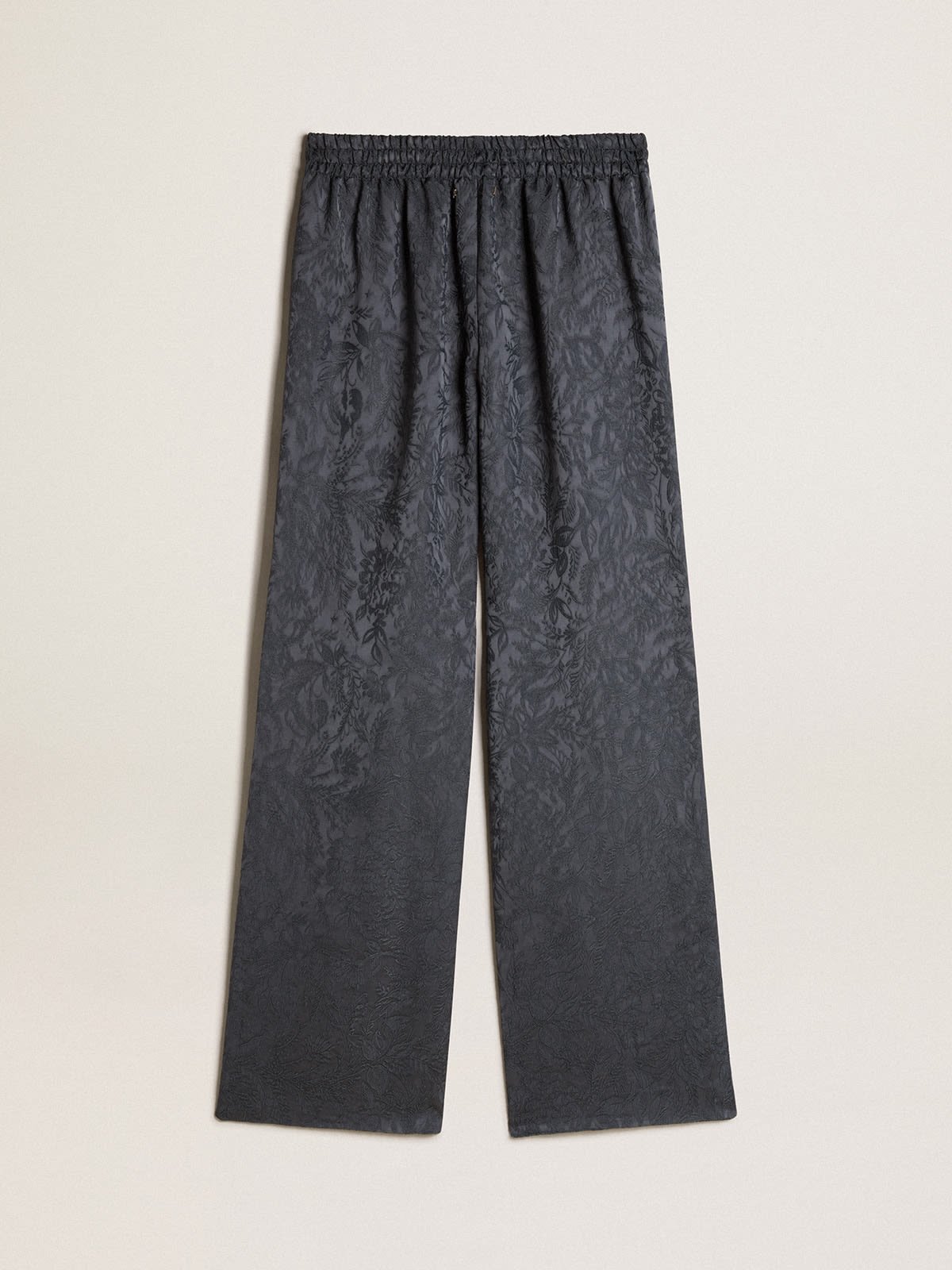 Jacquard pants with all-over toile de jouy pattern - 5