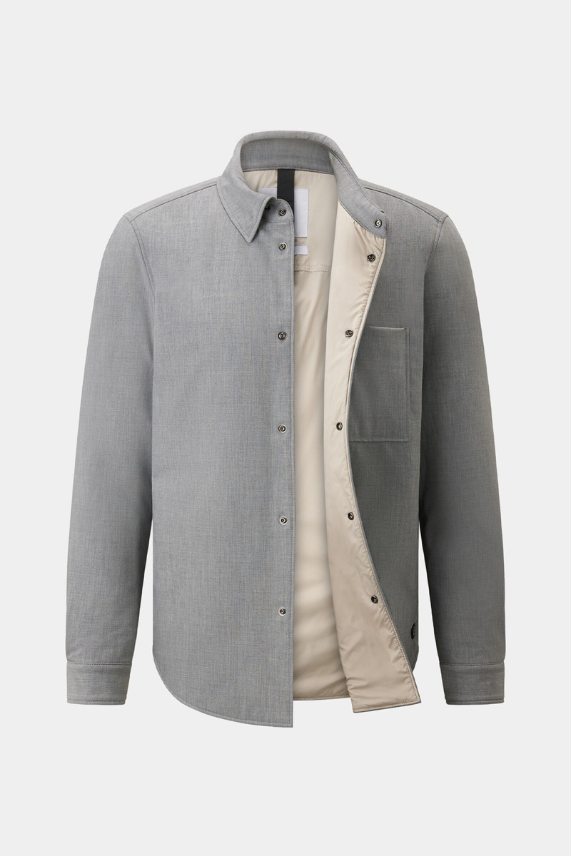 BOGNER Olli Overshirt in Light gray outlook