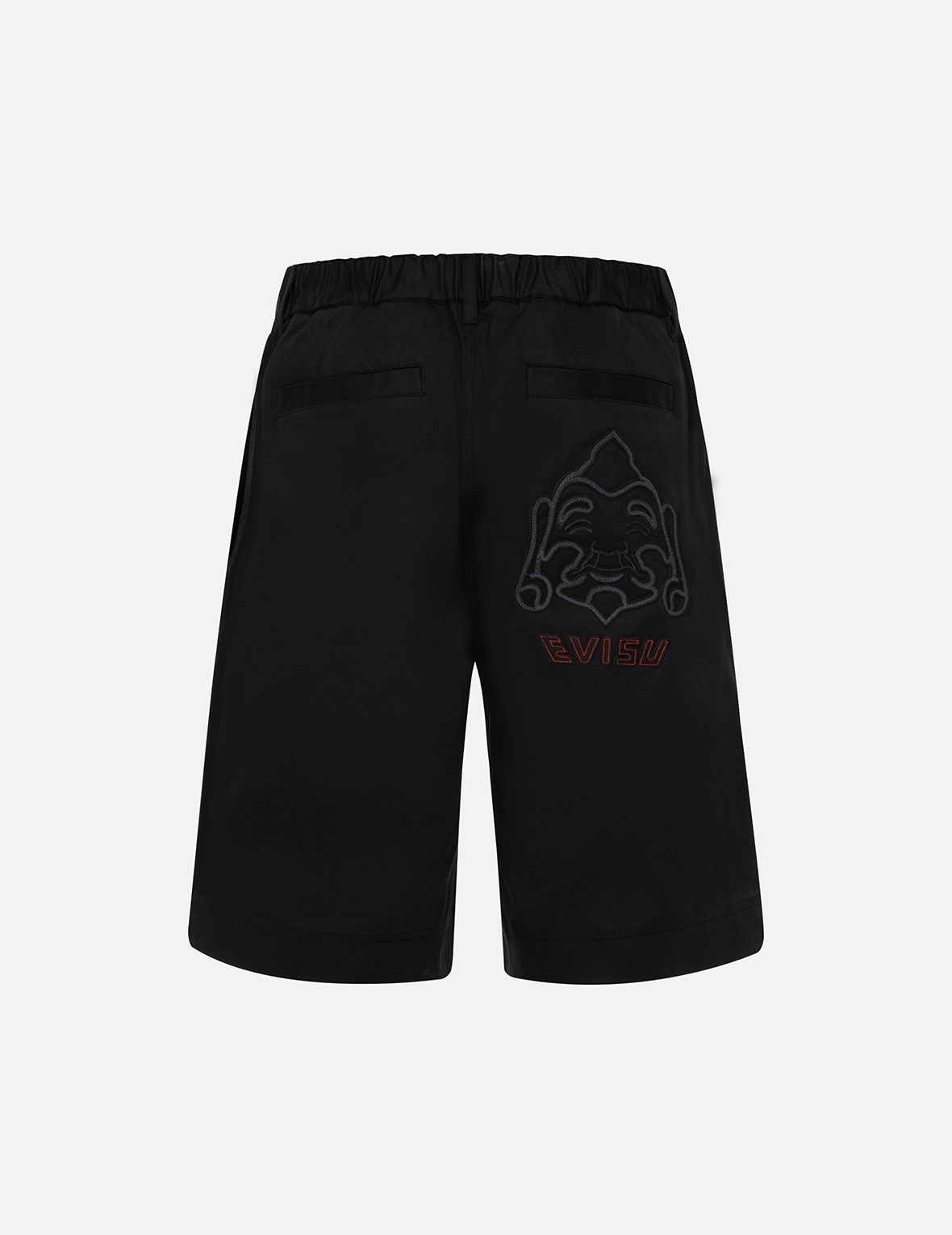 SEAGULL EMBROIDERY AND GODHEAD PATCHWORK RELAX FIT SHORTS - 2