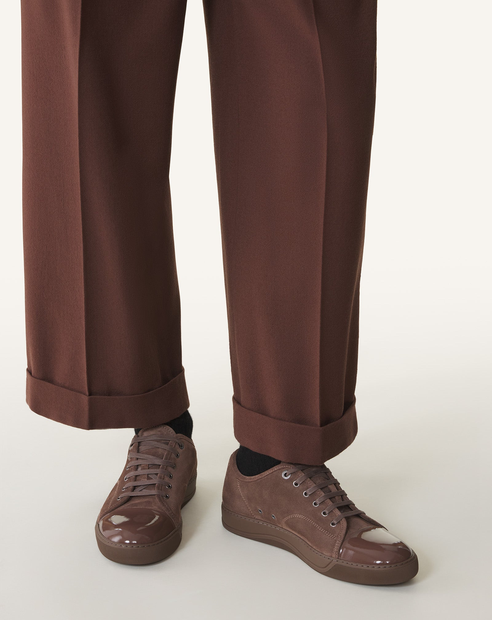 DBB1 SNEAKERS IN SUEDE AND PATENT LEATHER - 7