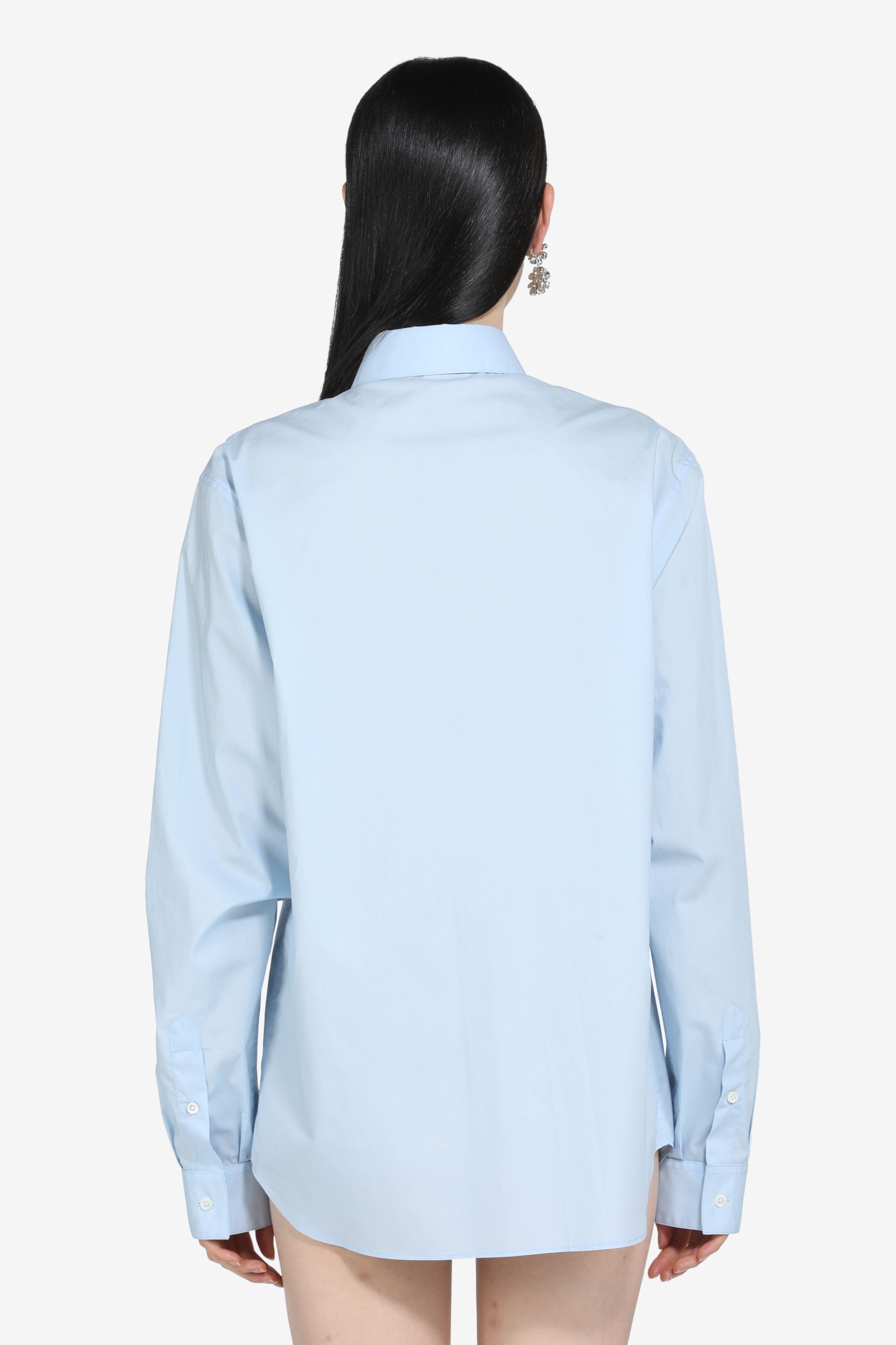 CRYSTAL-EMBELLISHED COTTON SHIRT - 2