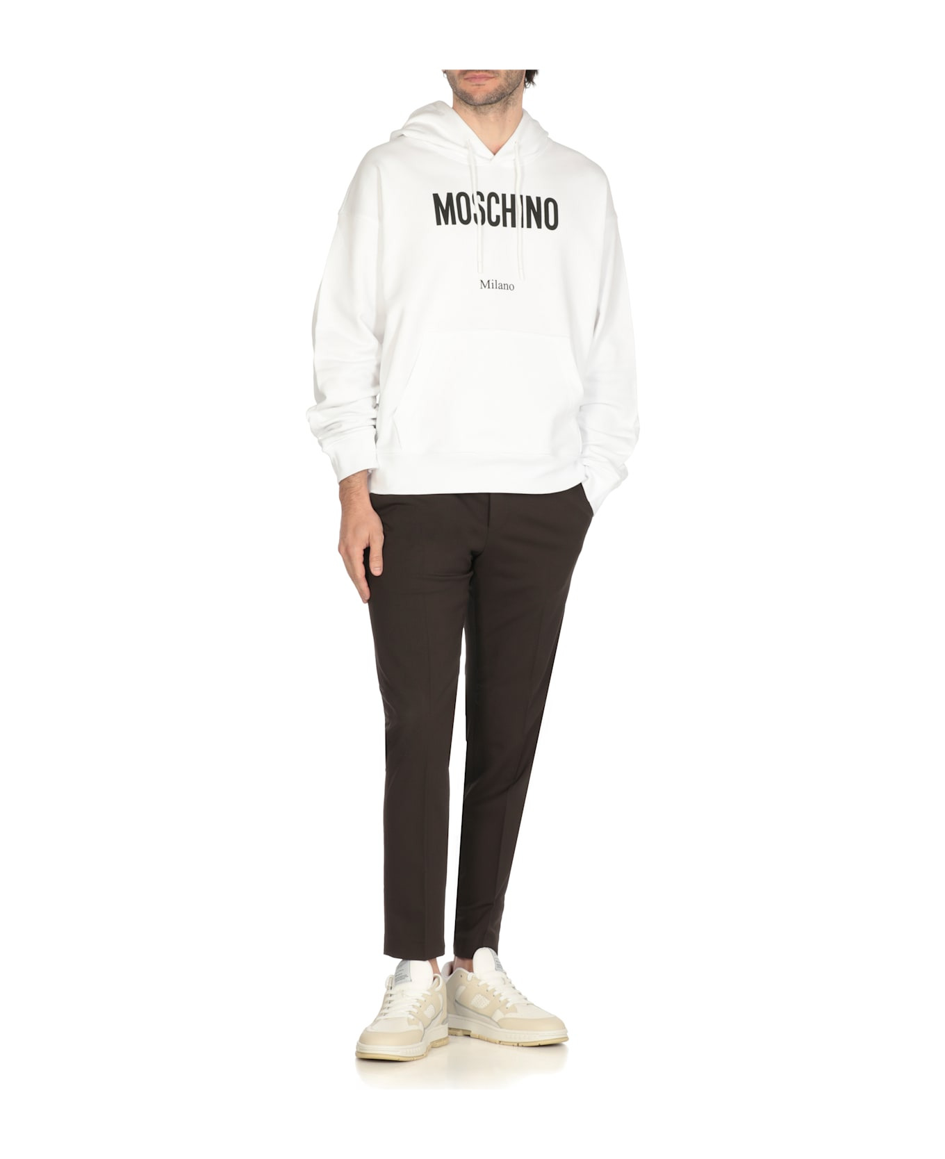 Cotton Logoed Hoodie - 5