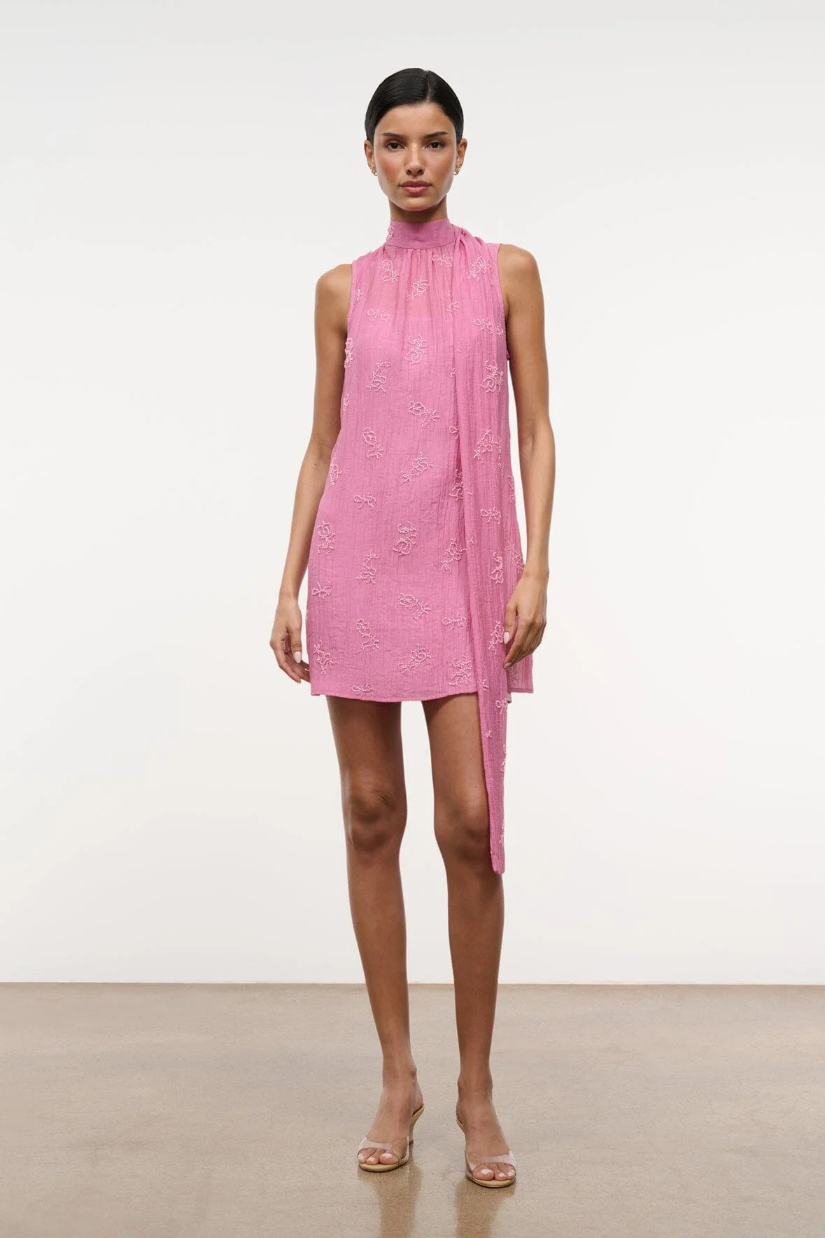 STAUD ALBEE MINI DRESS FLIRT - 1
