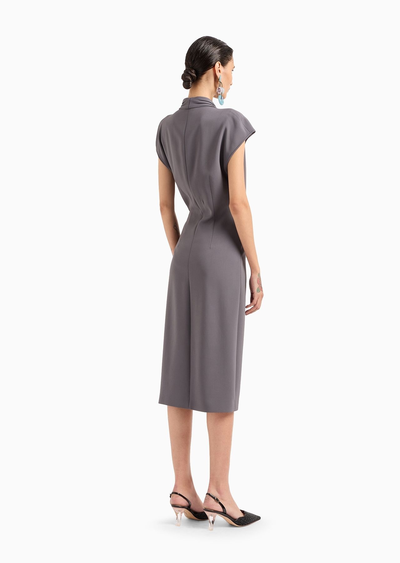 ASV viscose-cady midi dress - 3